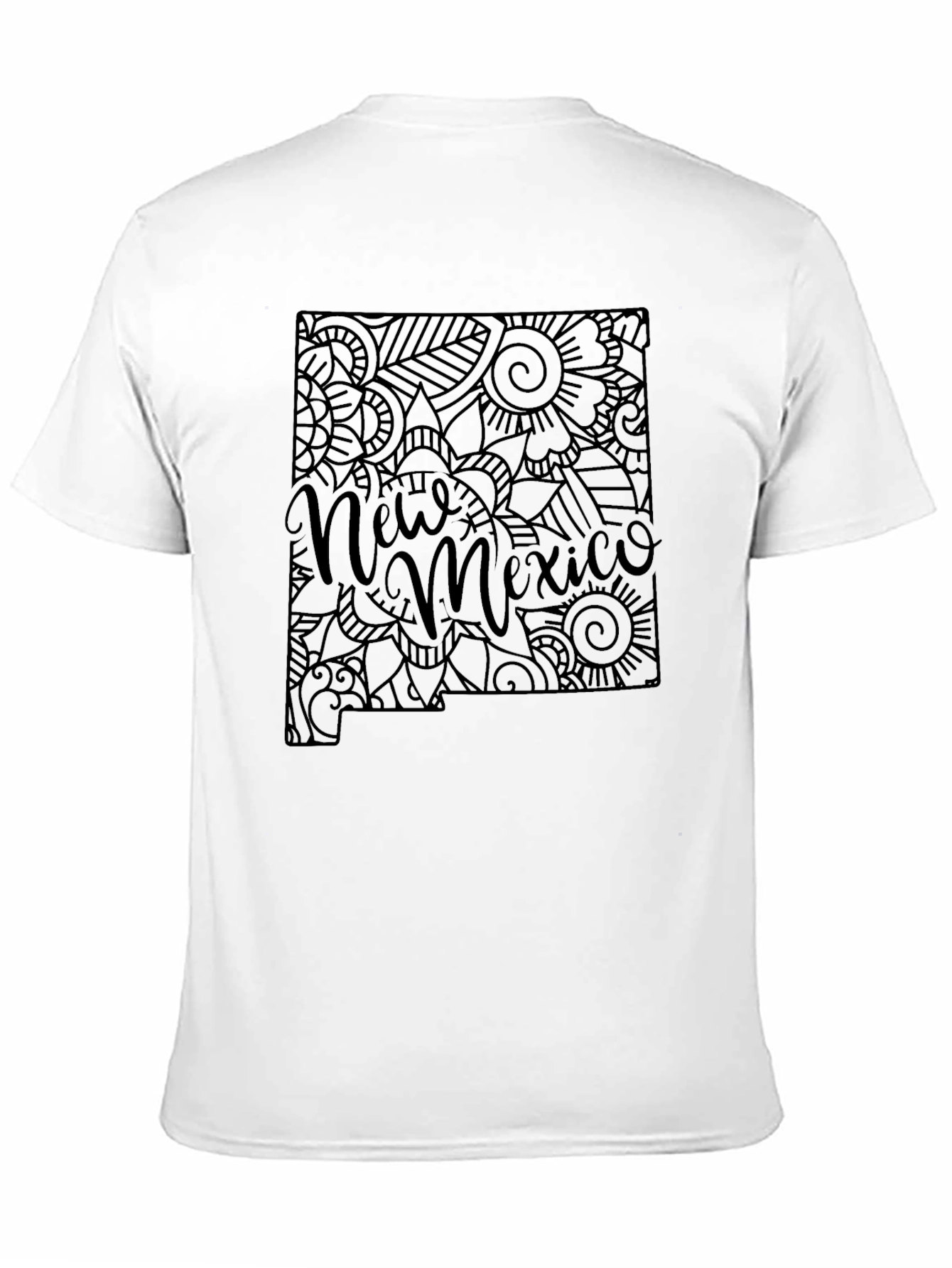 New Mexico State Doodle Art T-Shirt