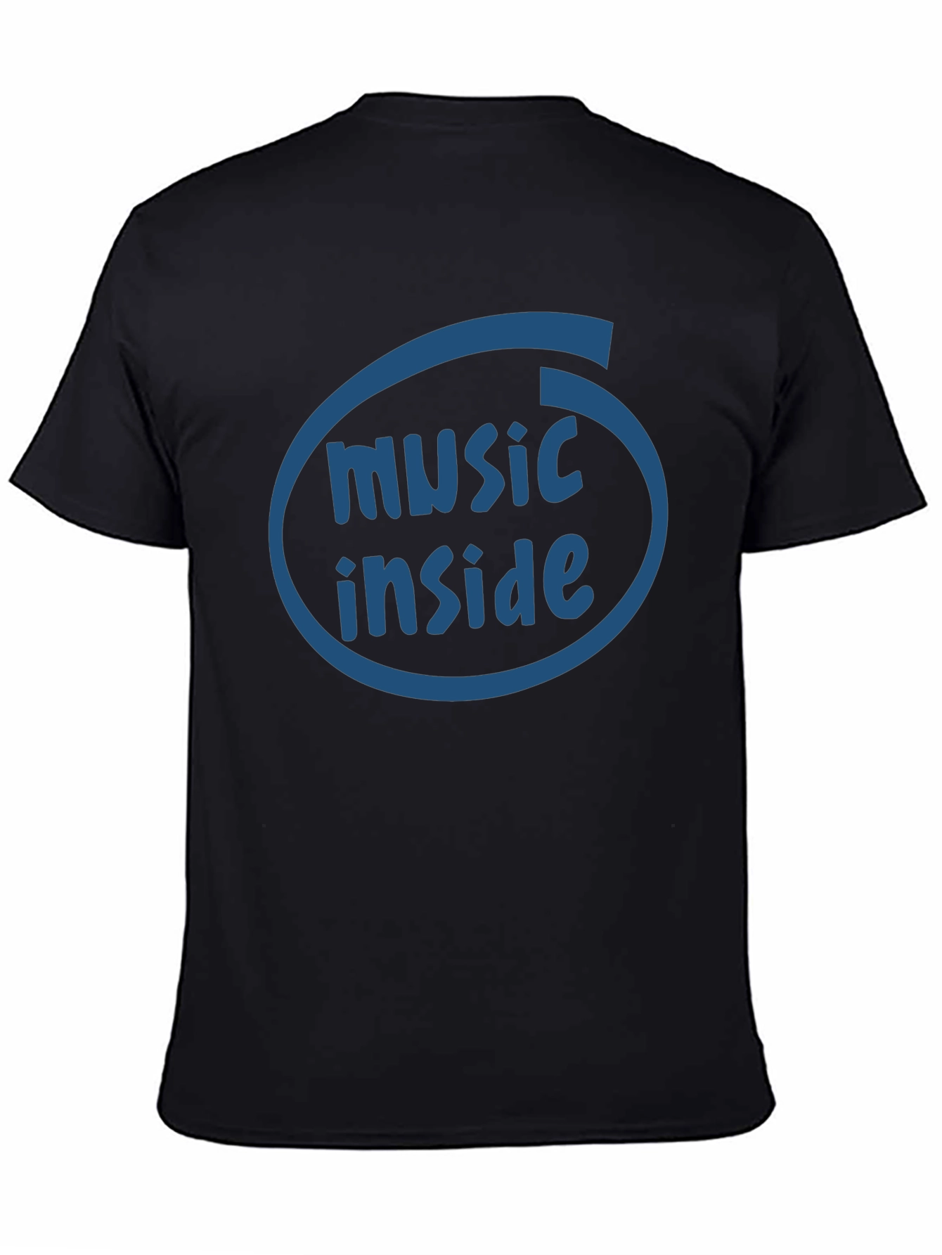 Music Inside Black T-Shirt