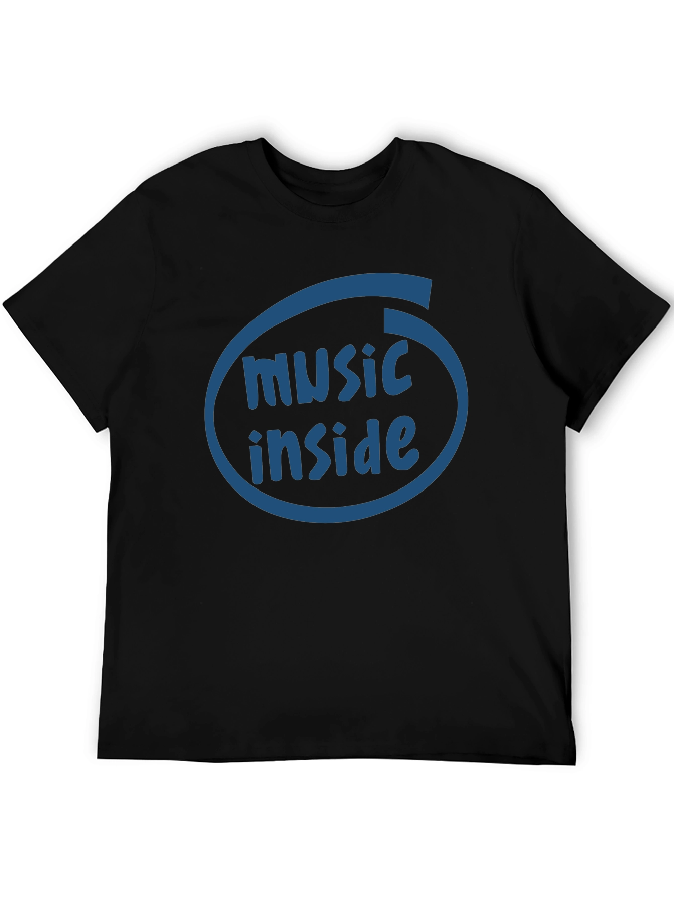 Music Inside Black T-Shirt
