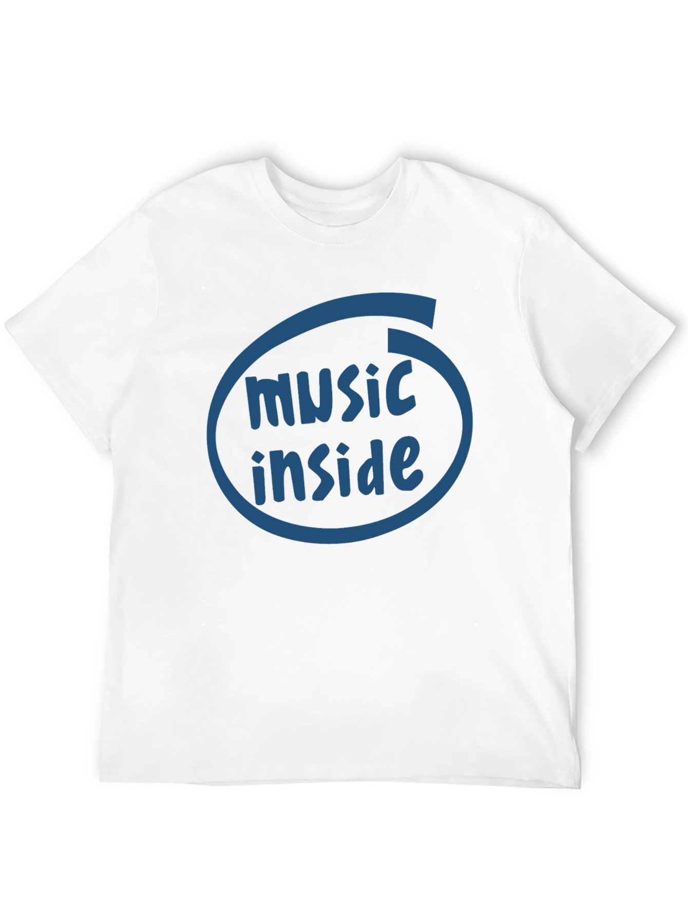 Music Inside Black T-Shirt