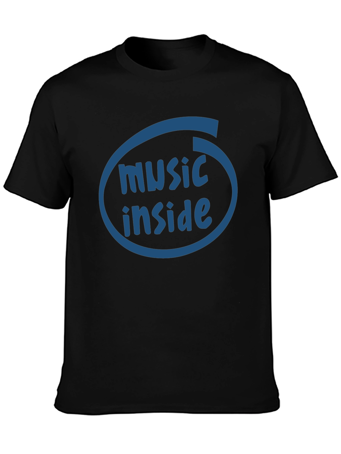 Music Inside Black T-Shirt
