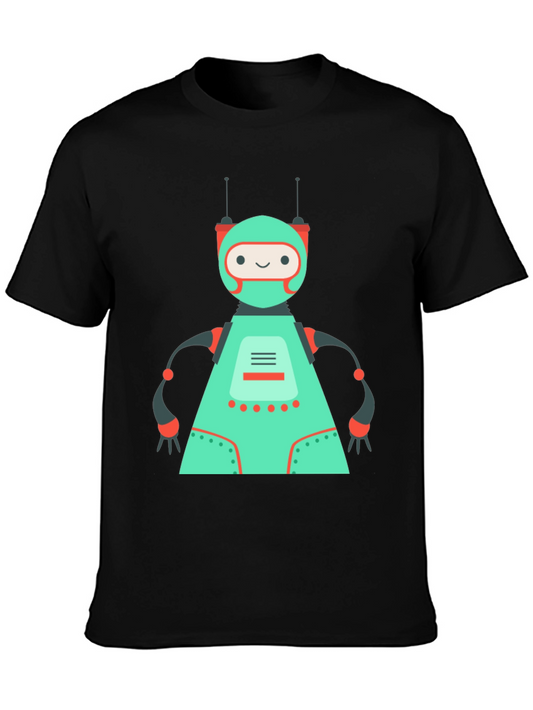 Robot Graphic Tee - Fun Modern Design