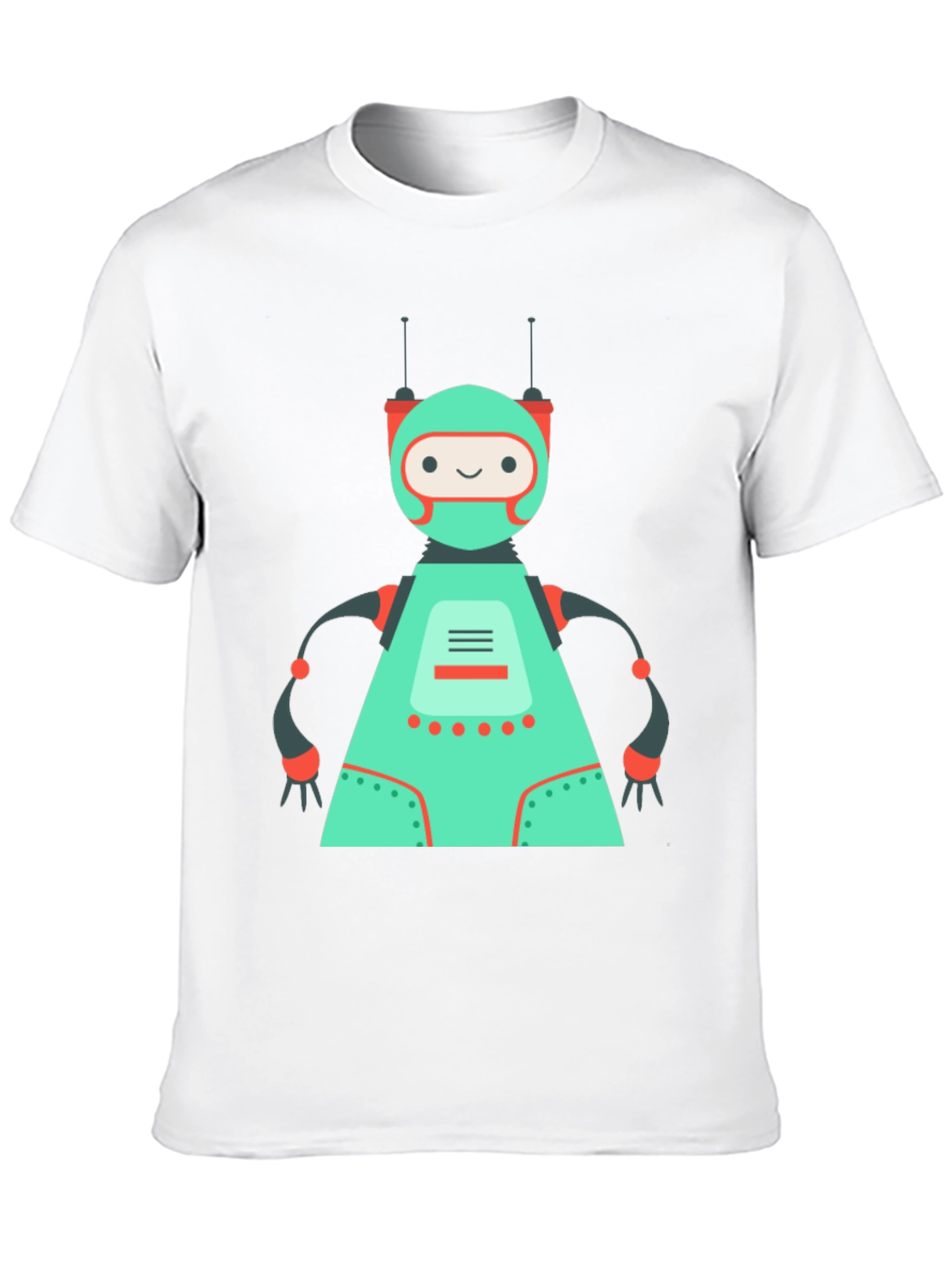Robot Graphic Tee - Fun Modern Design