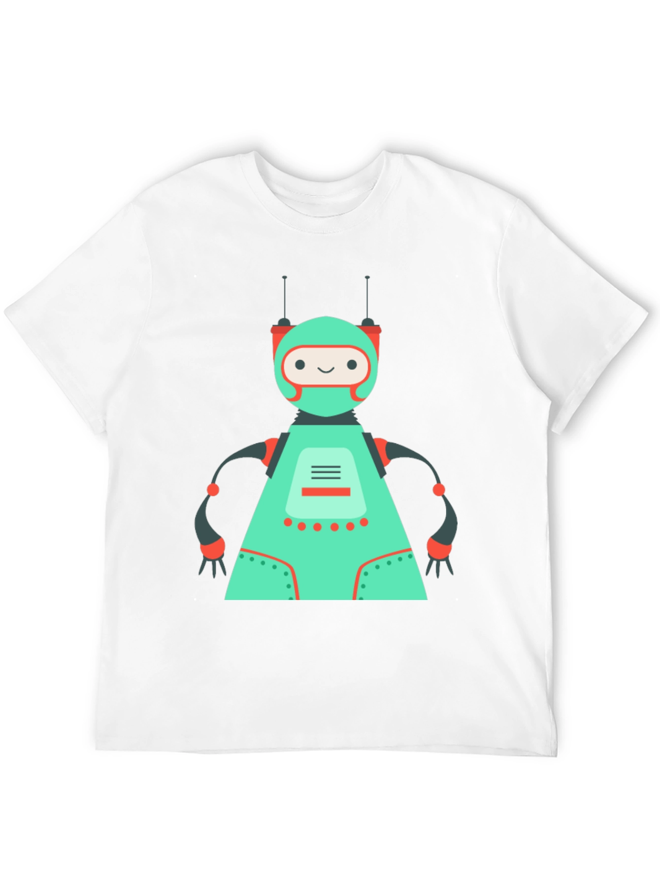 Robot Graphic Tee - Fun Modern Design