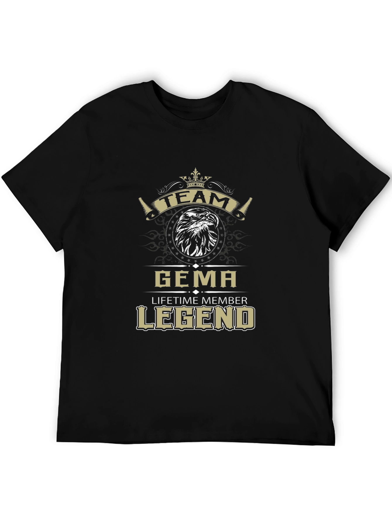 Team Gema Legend Black Graphic T-Shirt