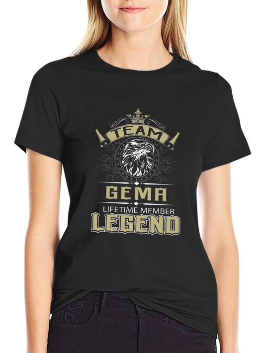 Team Gema Legend Black Graphic T-Shirt