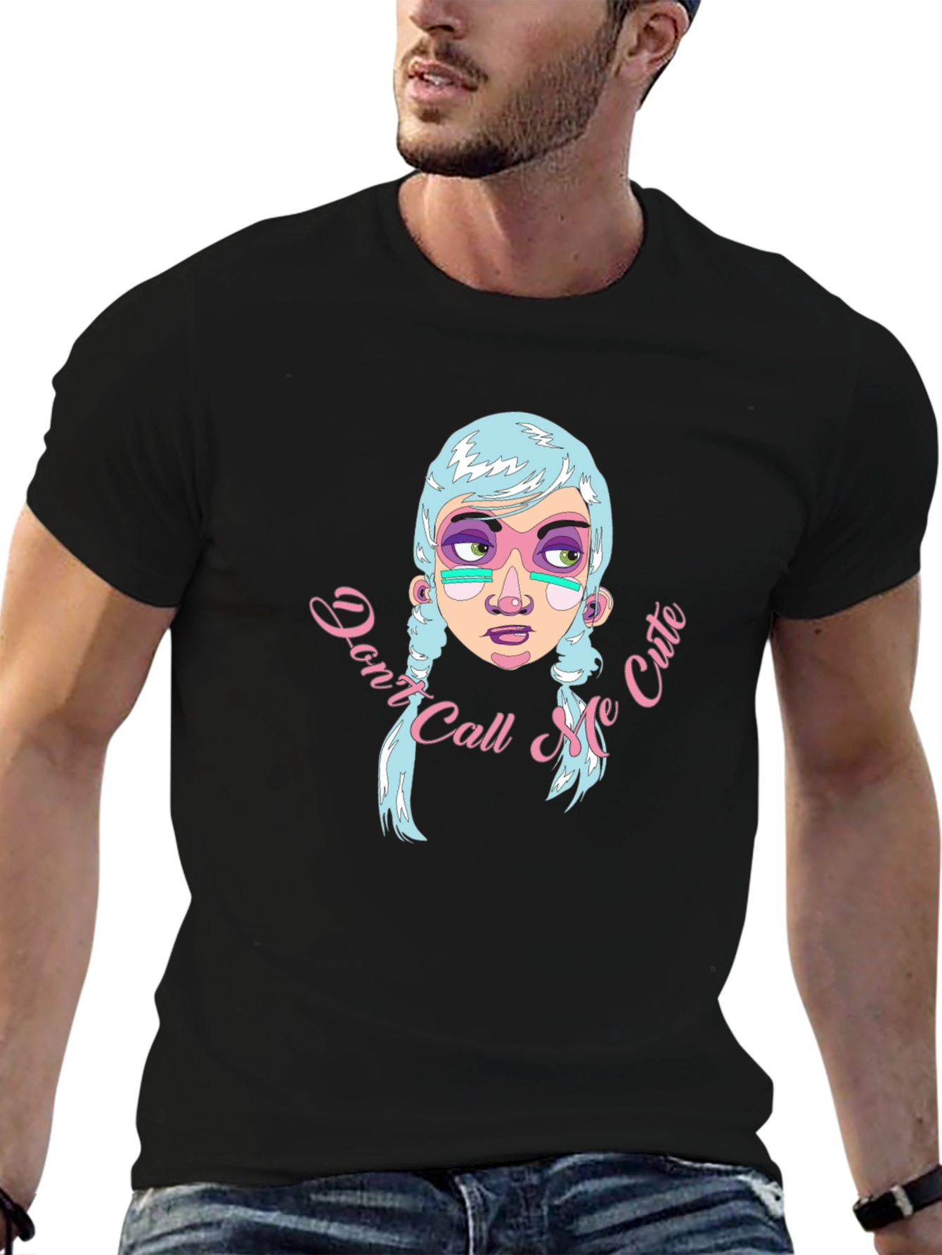 Dont Call Me Cute Graphic T-Shirt