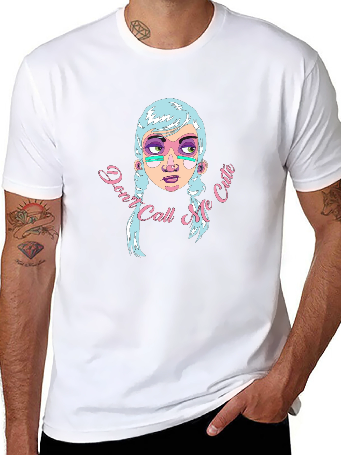 Dont Call Me Cute Graphic T-Shirt