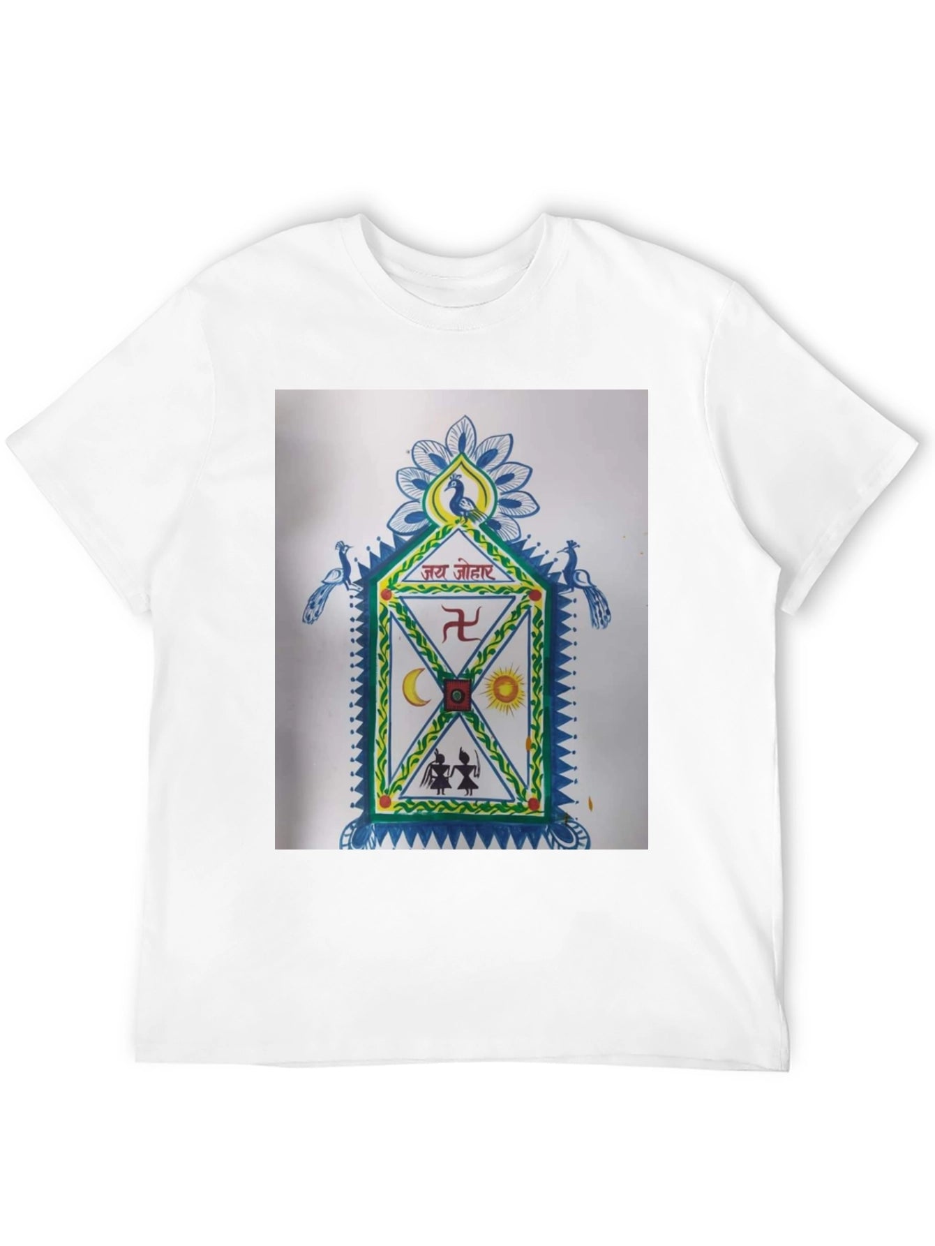 Unique Graphic T-Shirt: Cultural Art Design