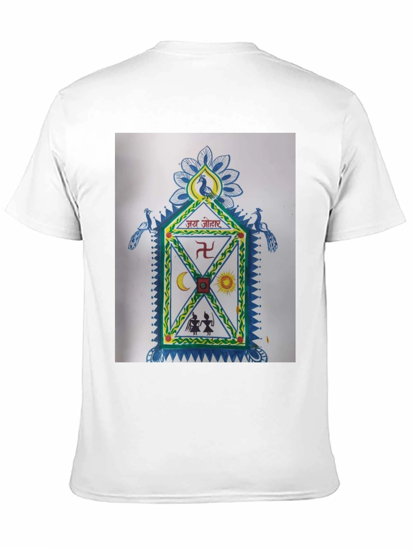 Unique Graphic T-Shirt: Cultural Art Design