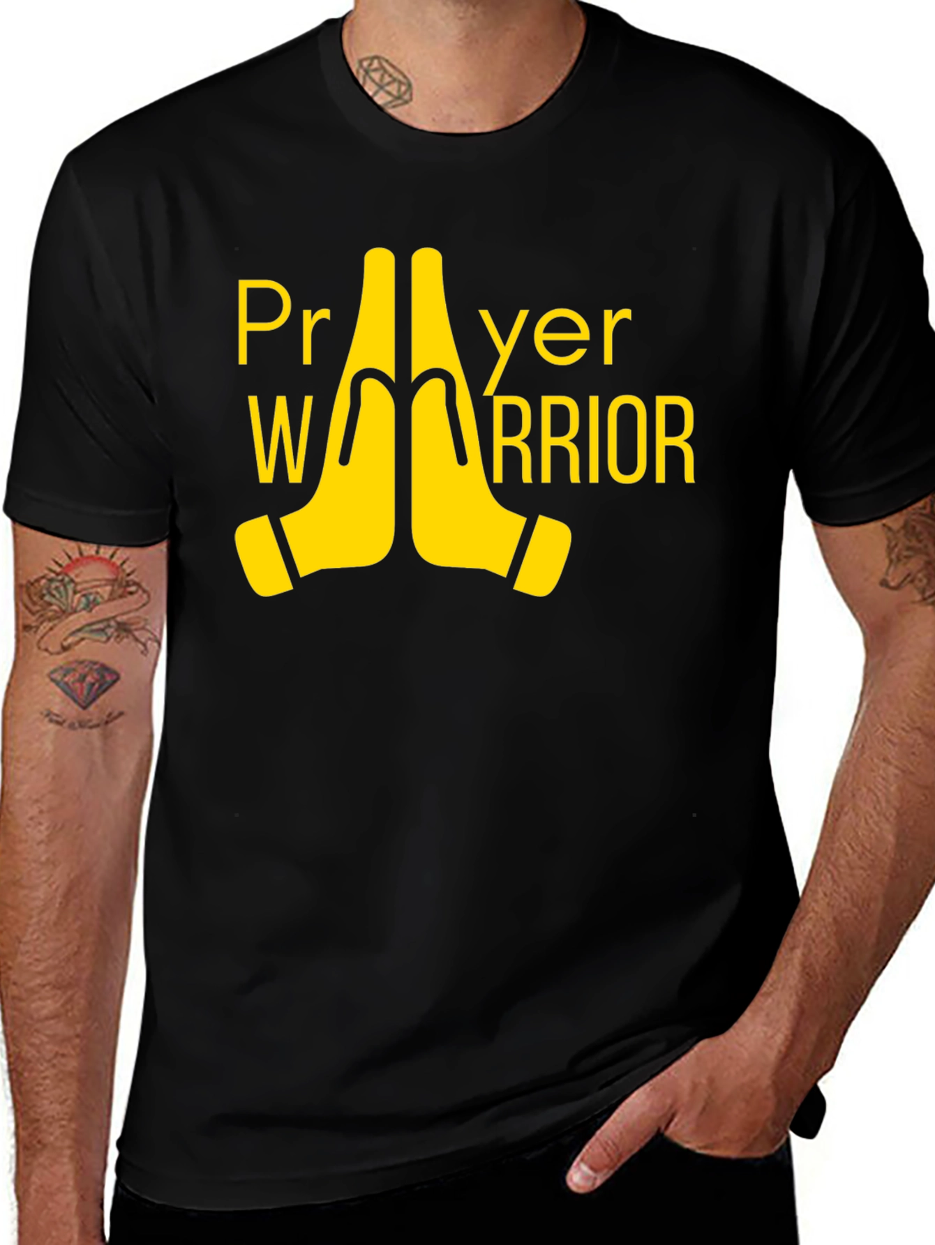 Prayer Warrior Black T-Shirt