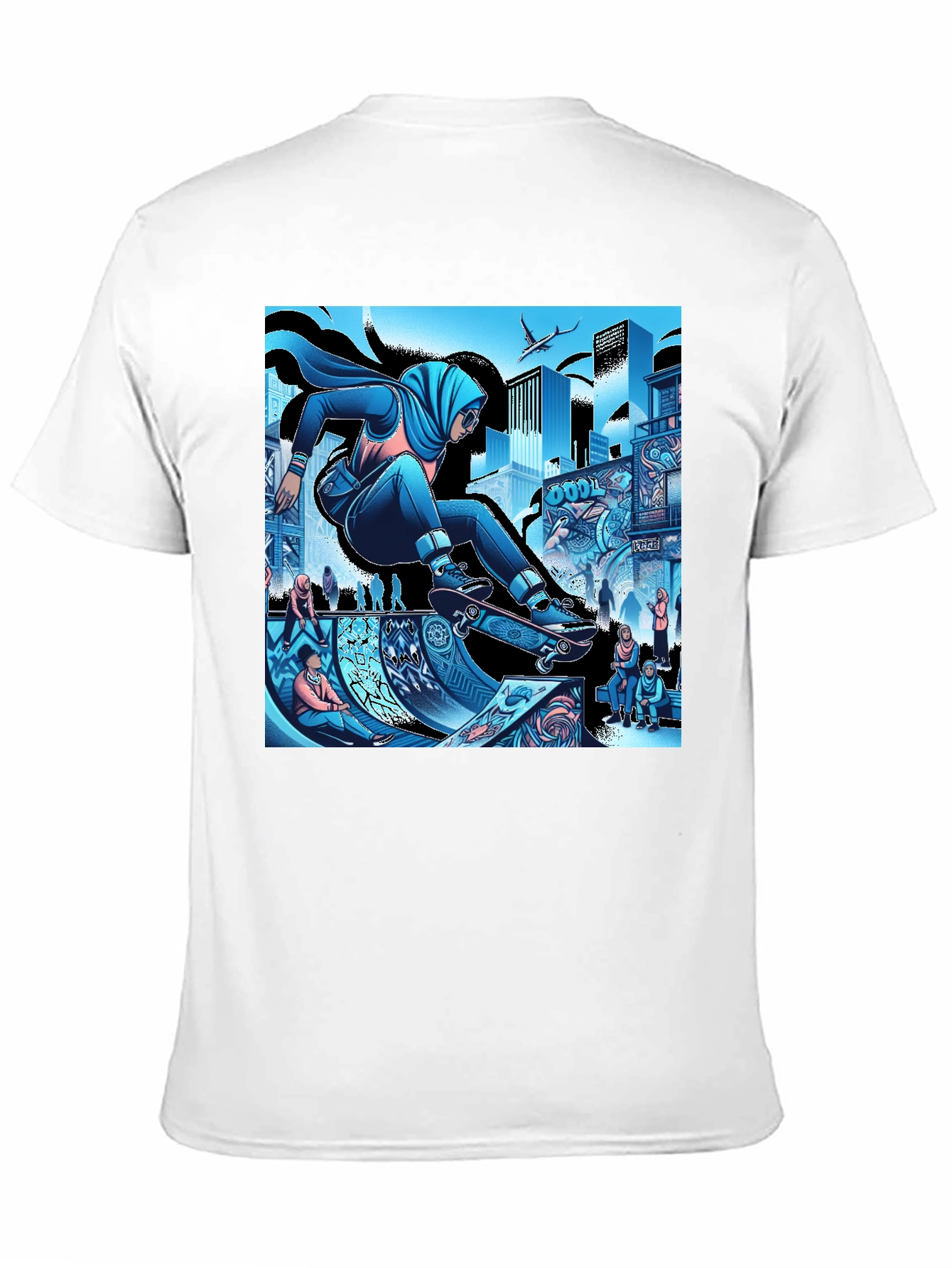 Urban Hijabi Skater Graphic Tee