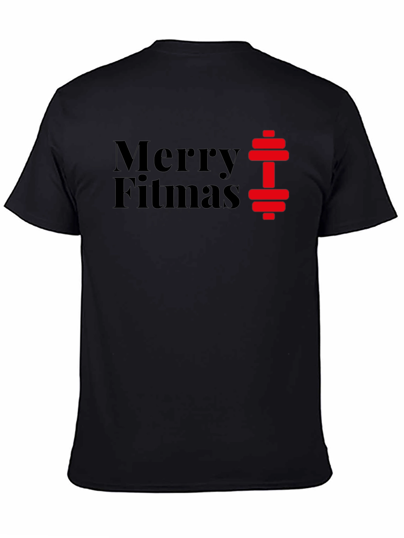 Merry Fitmas T-Shirt - Gym Workout Holiday Tee