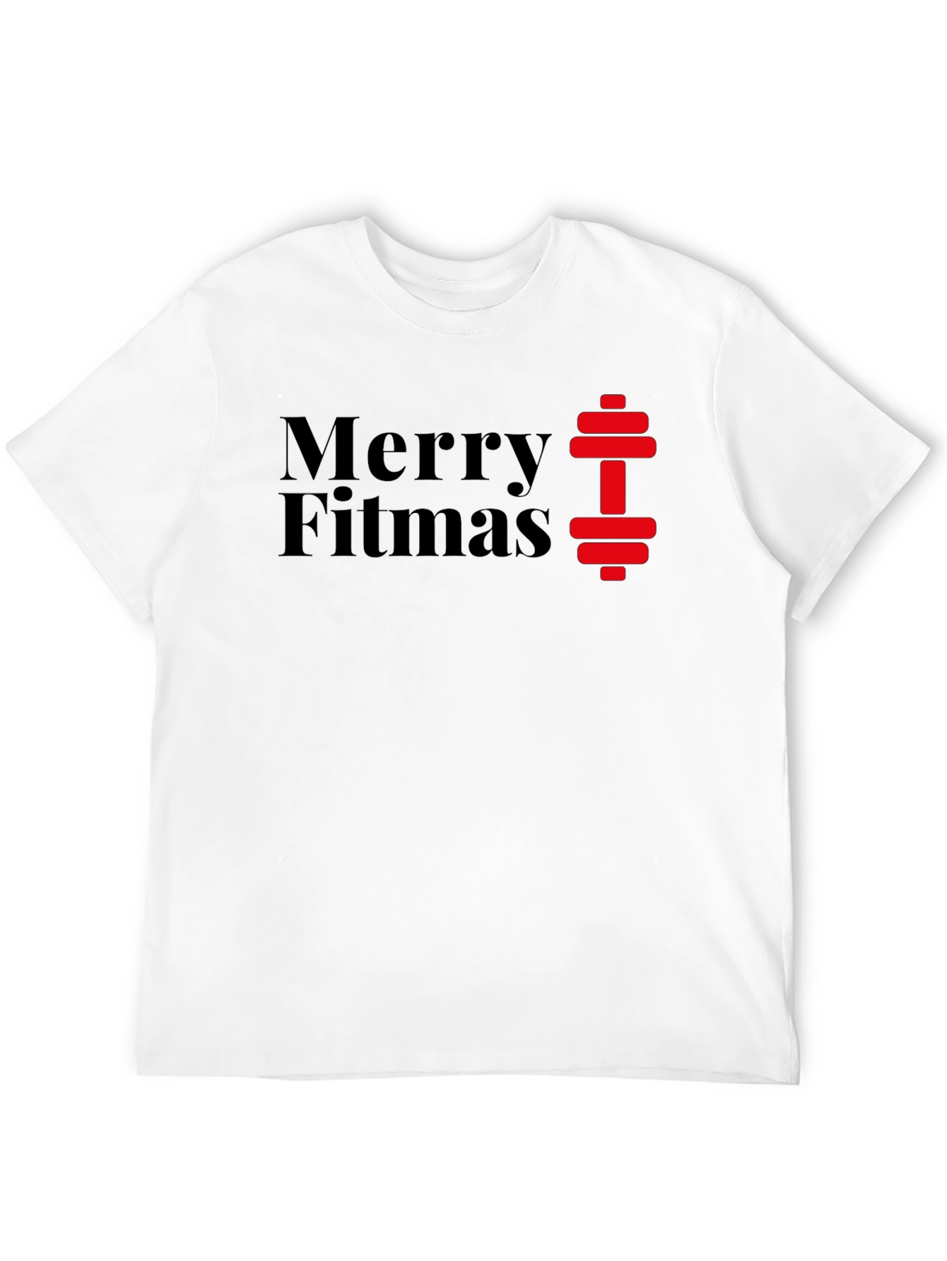 Merry Fitmas T-Shirt - Gym Workout Holiday Tee