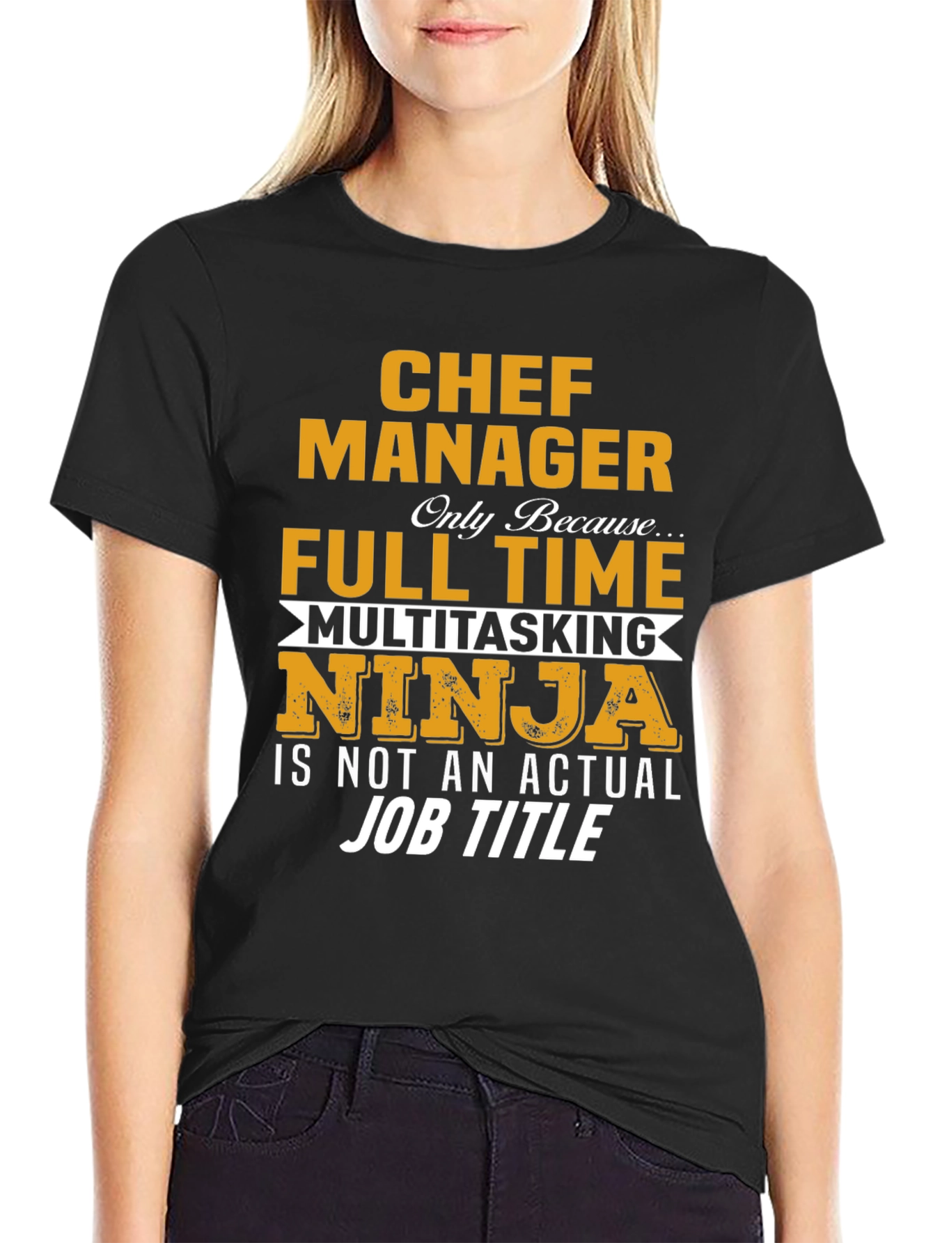 Chef Manager T-Shirt - Full Time Ninja