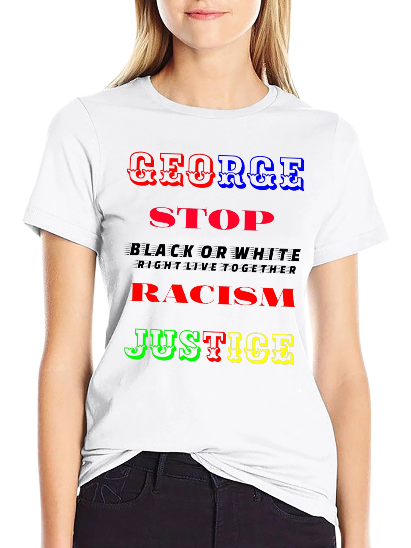 George Justice T-Shirt - Stop Racism