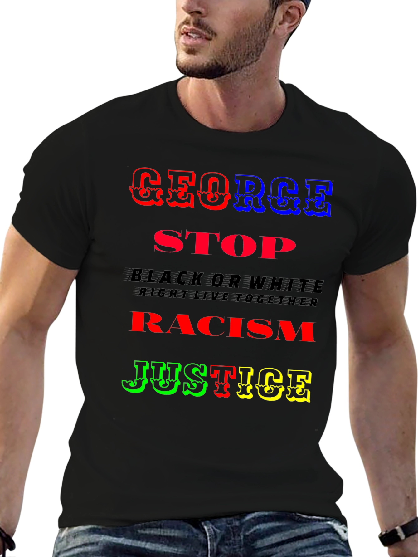George Justice T-Shirt - Stop Racism