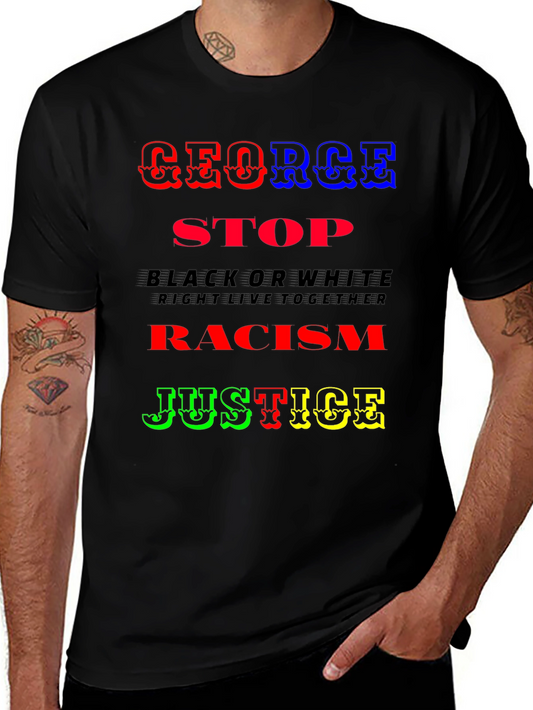 George Justice T-Shirt - Stop Racism