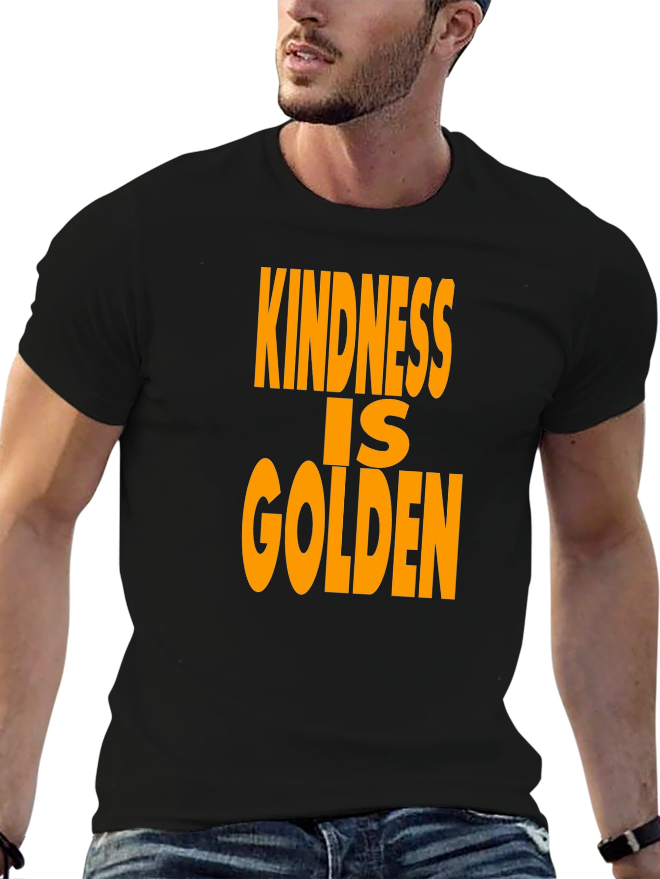 Kindness is Golden Black T-Shirt