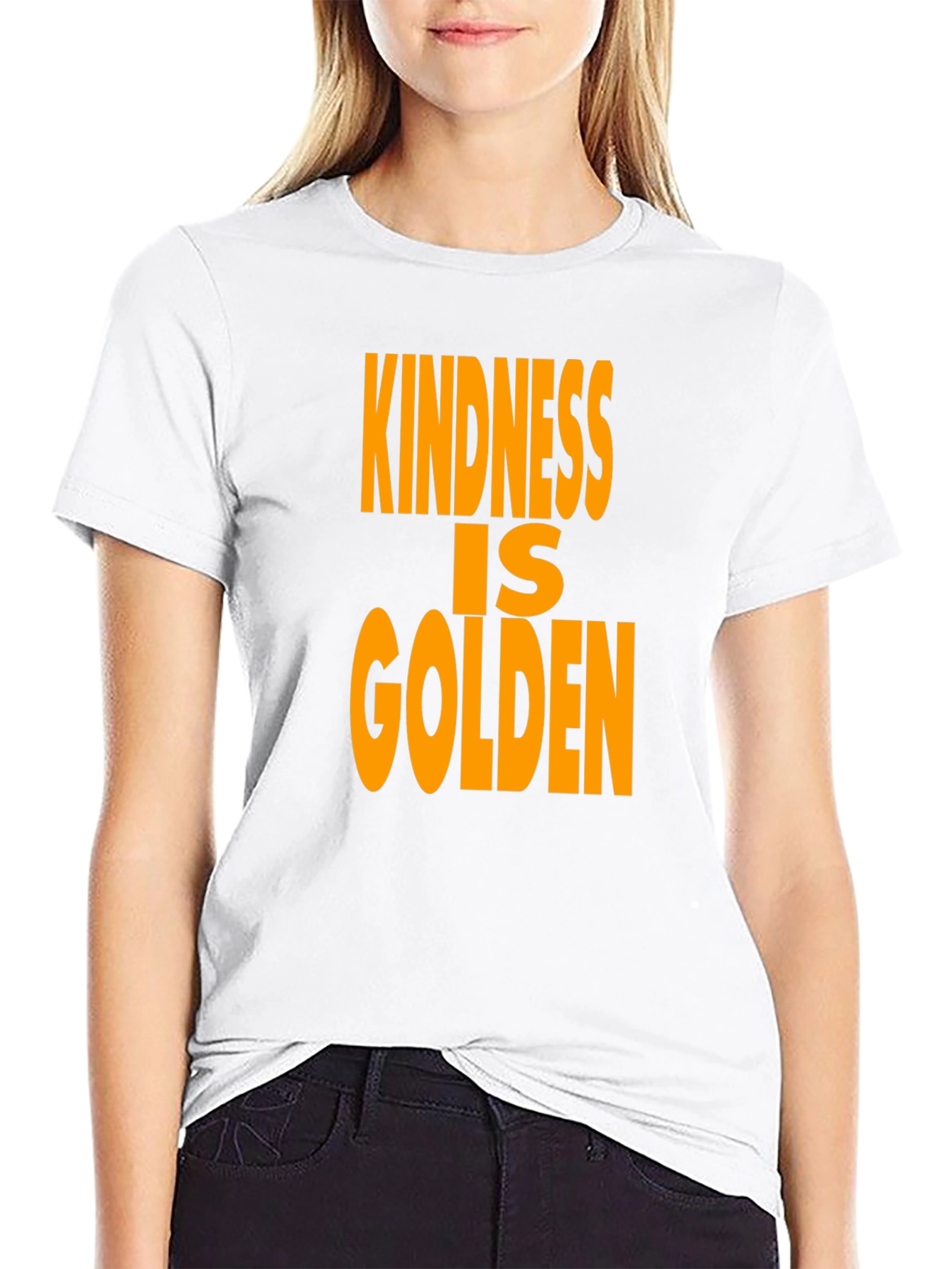 Kindness is Golden Black T-Shirt