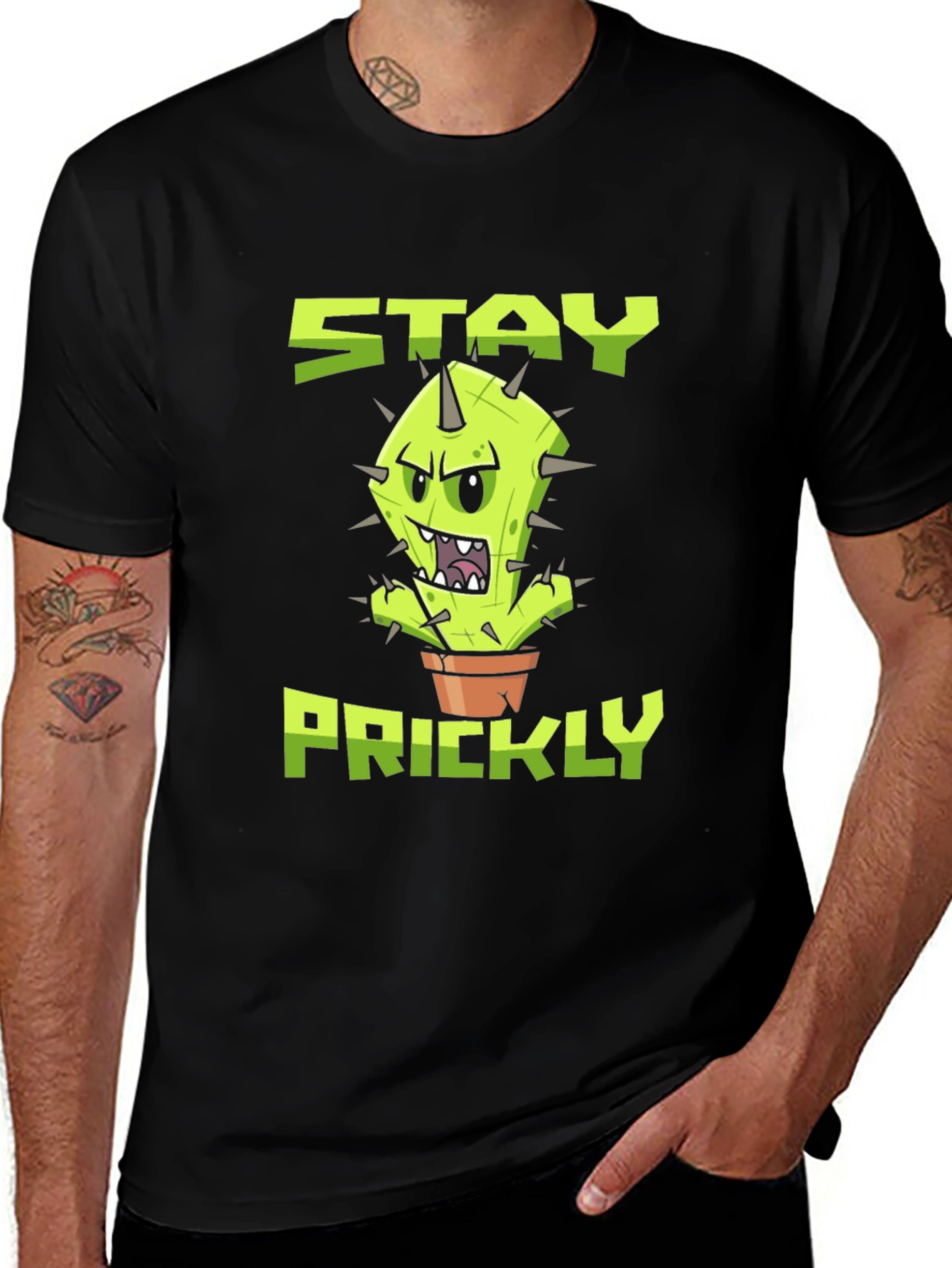 Stay Prickly T-Shirt - Funny Cactus Graphic Tee