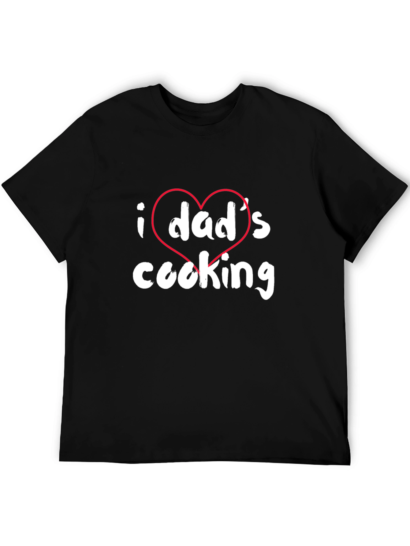 I Heart Dads Cooking T-Shirt - Novelty Gift