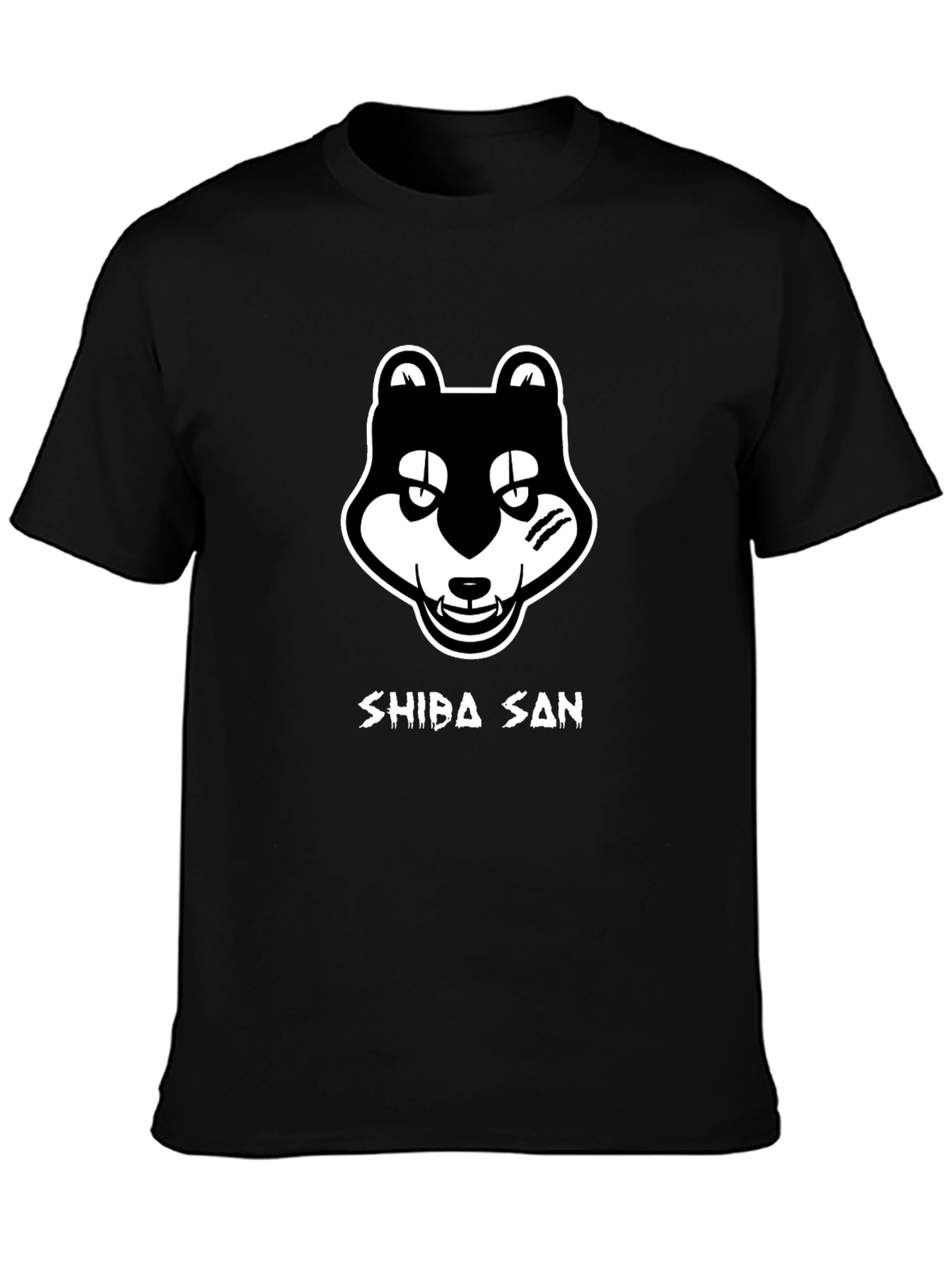 Shiba San Black Graphic T-Shirt