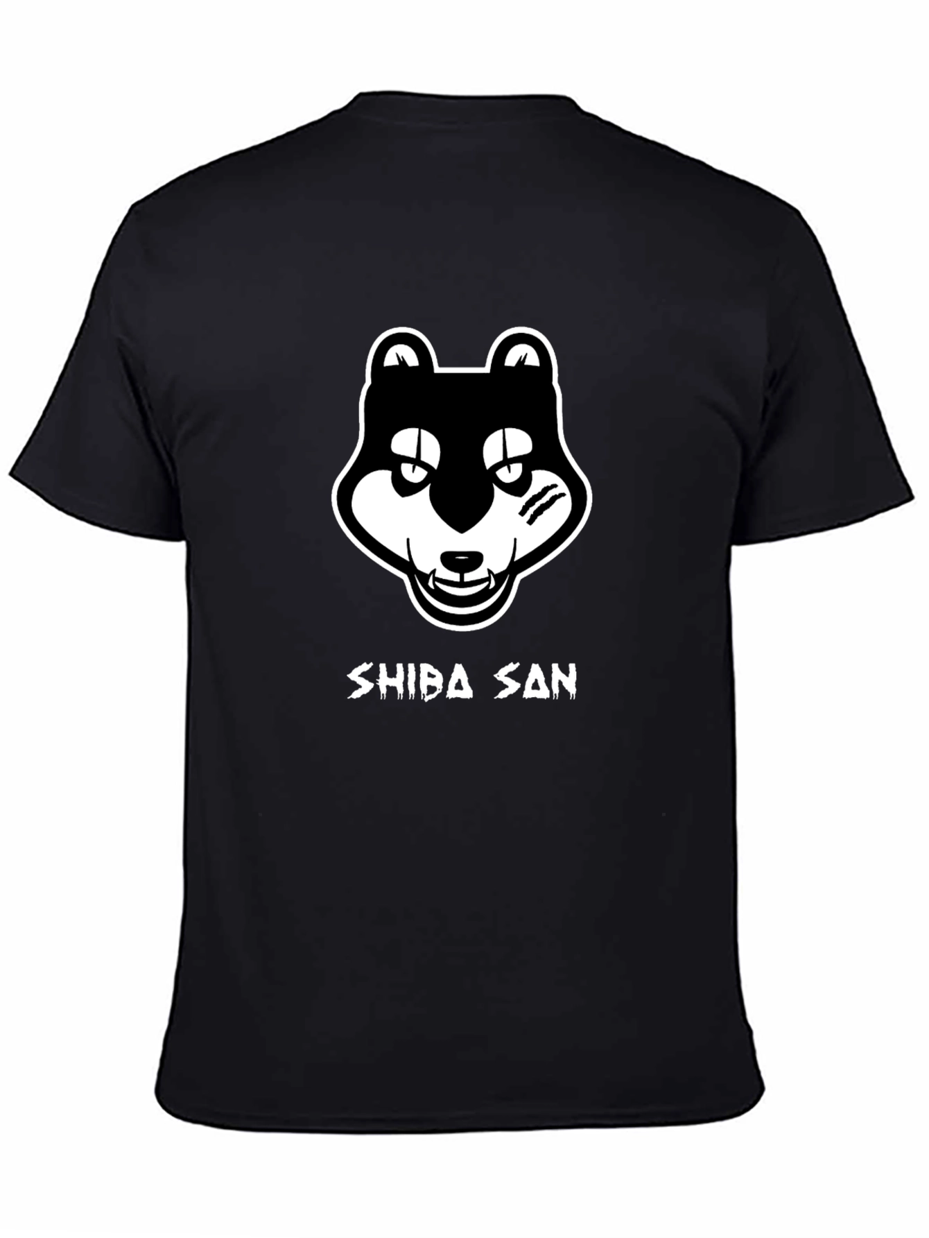 Shiba San Black Graphic T-Shirt