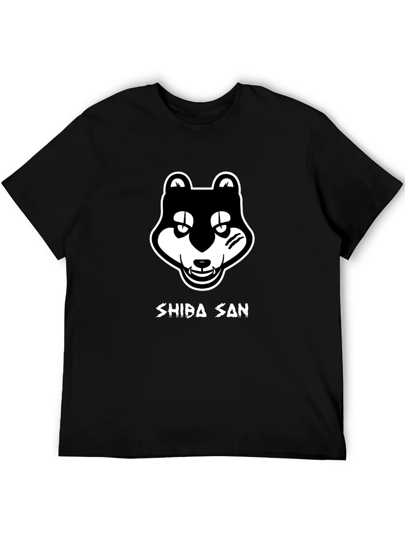 Shiba San Black Graphic T-Shirt