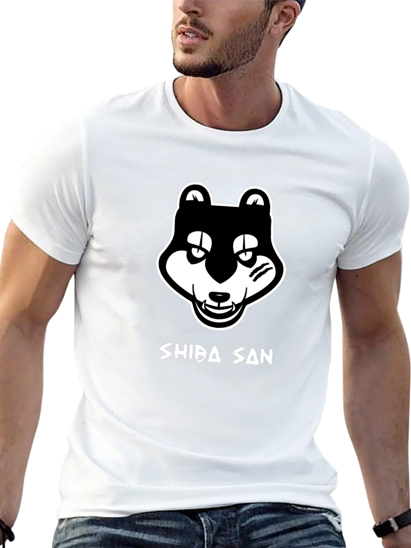 Shiba San Black Graphic T-Shirt
