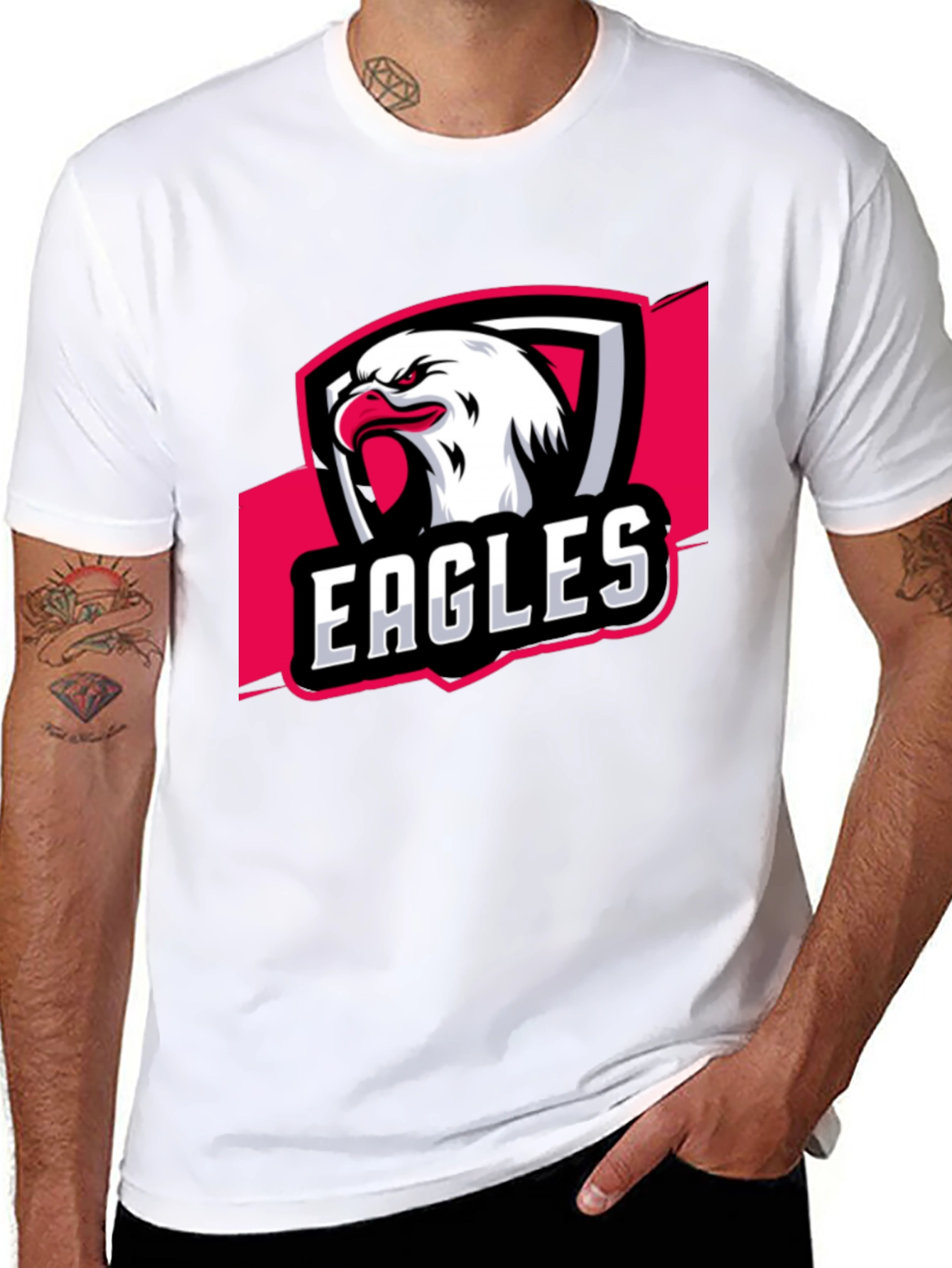 Eagles Graphic Black T-Shirt