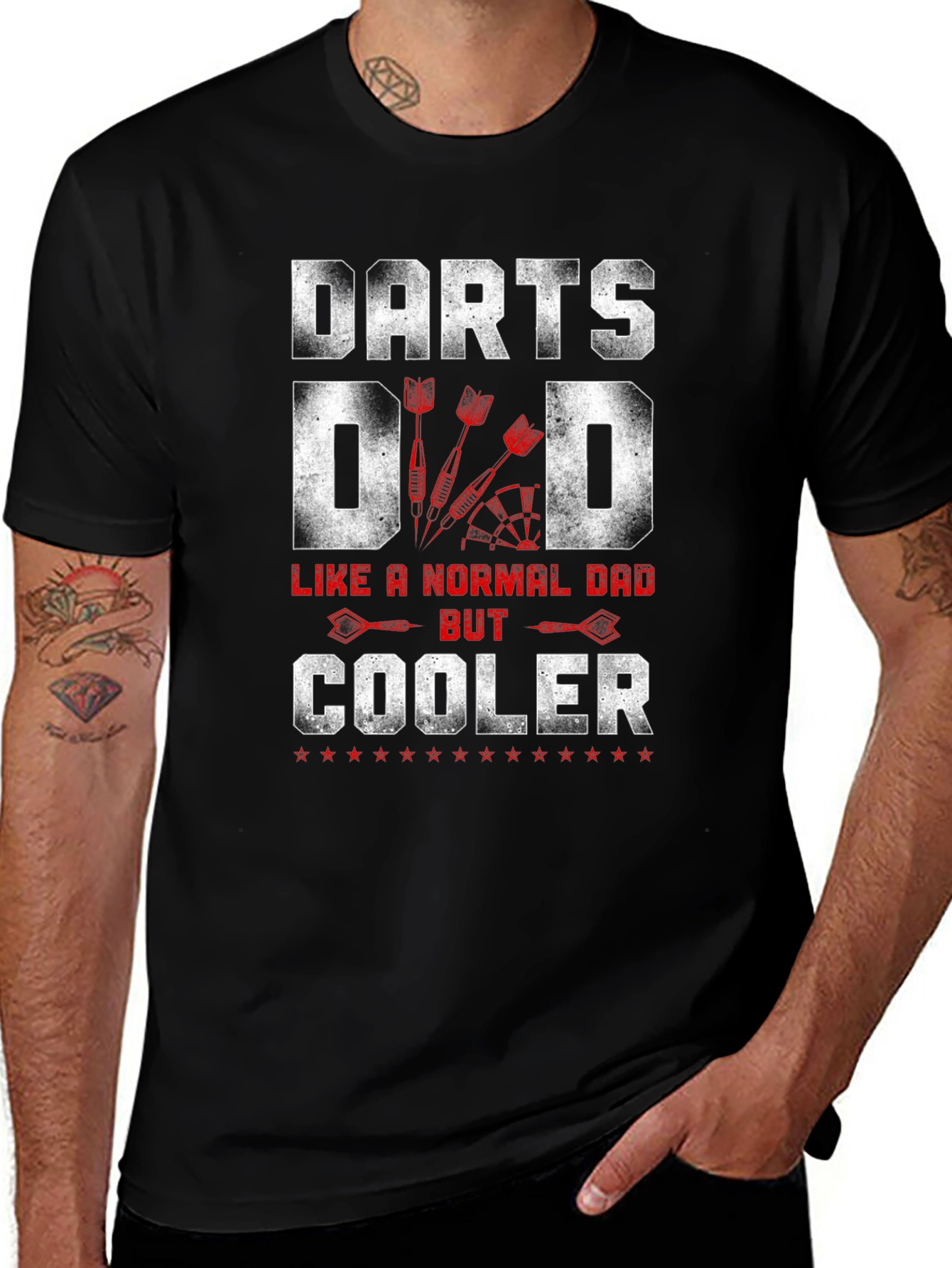 Darts Dad T-Shirt - Cooler Than Normal Dad