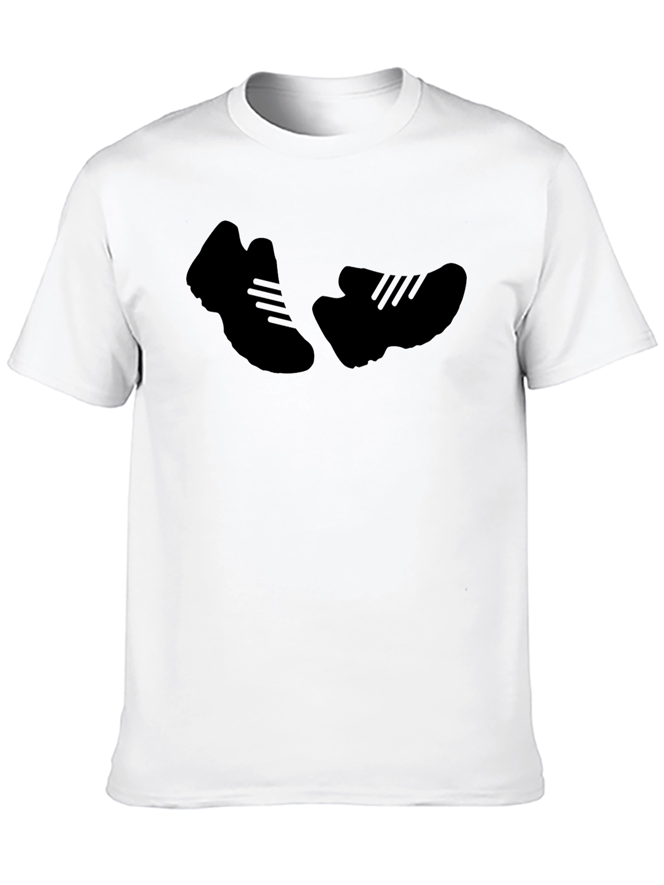 Sneaker Silhouette T-Shirt - Black