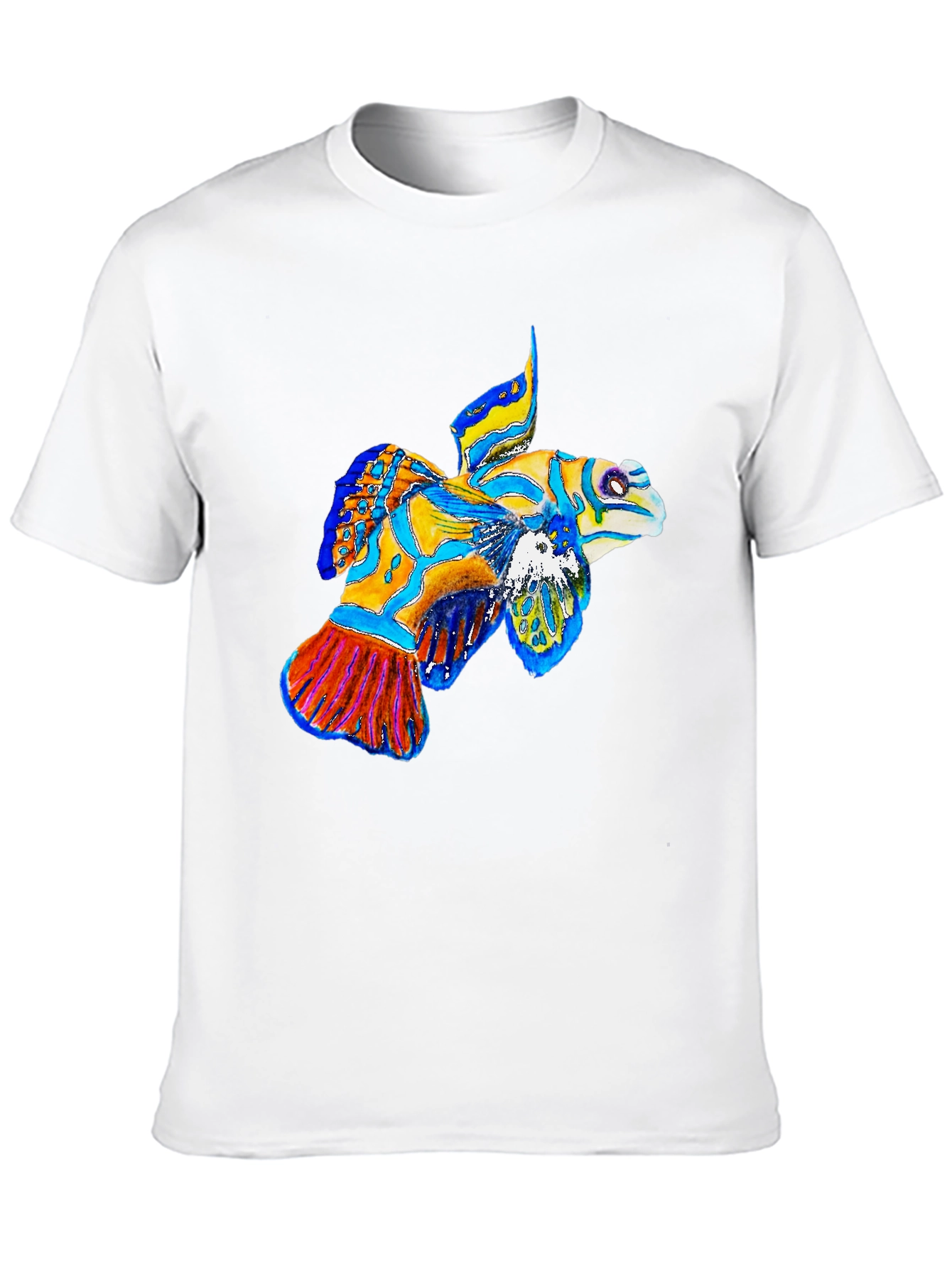 Mandarinfish Graphic Tee - Black