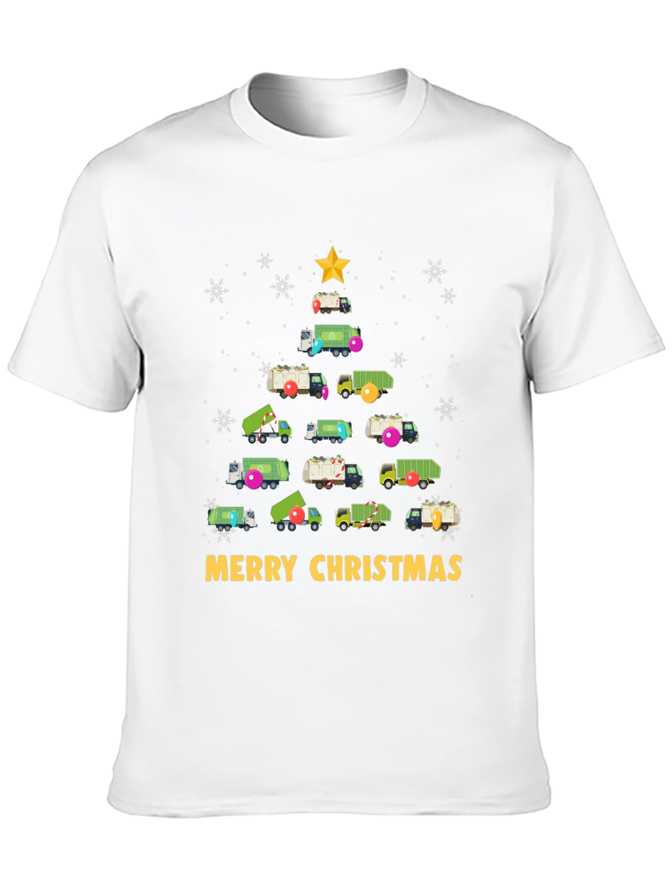 Christmas Garbage Truck Tree T-Shirt