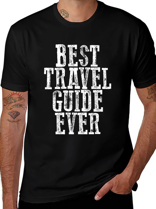Best Travel Guide Ever T-Shirt - Black