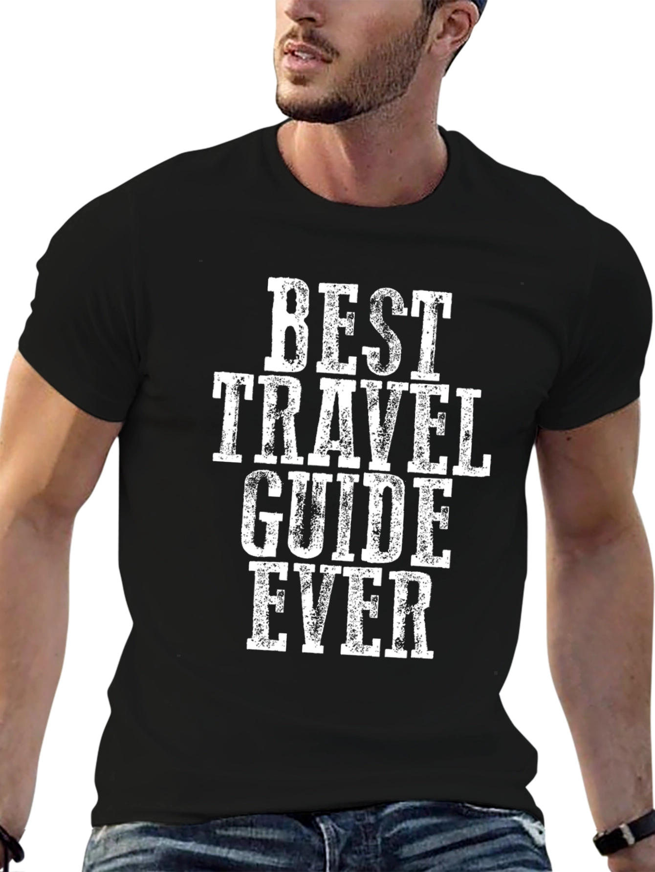 Best Travel Guide Ever T-Shirt - Black