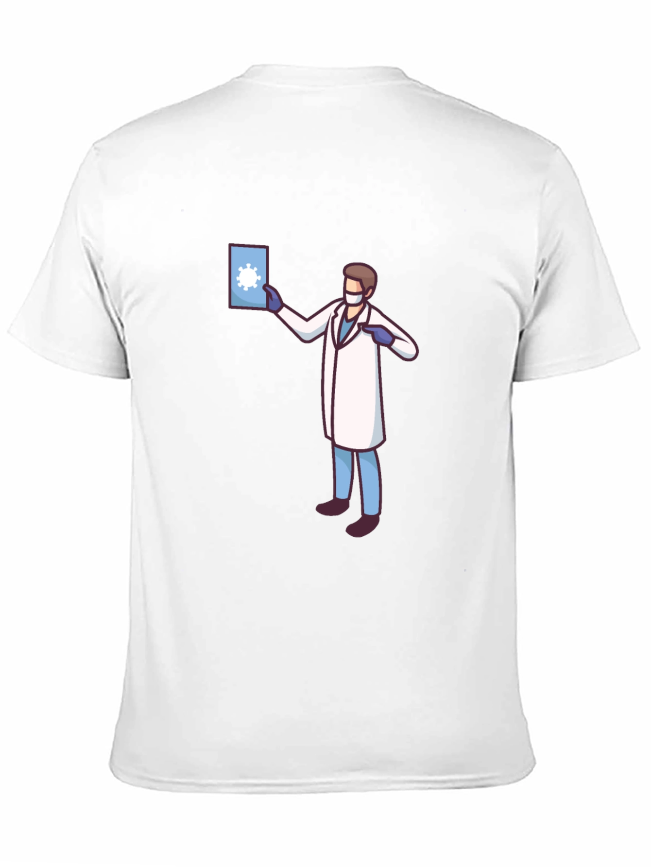 Doctor Graphic Black T-Shirt - Novelty COVID Design