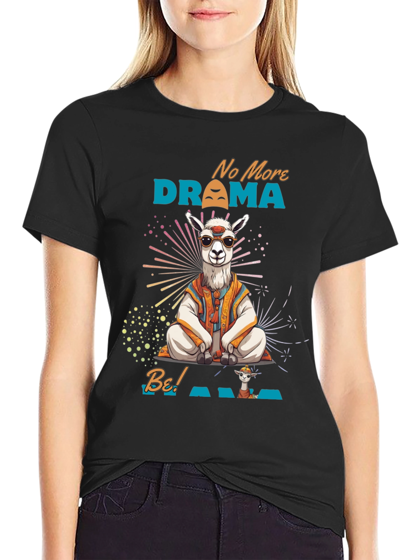 No More Drama Llama Mens T-Shirt