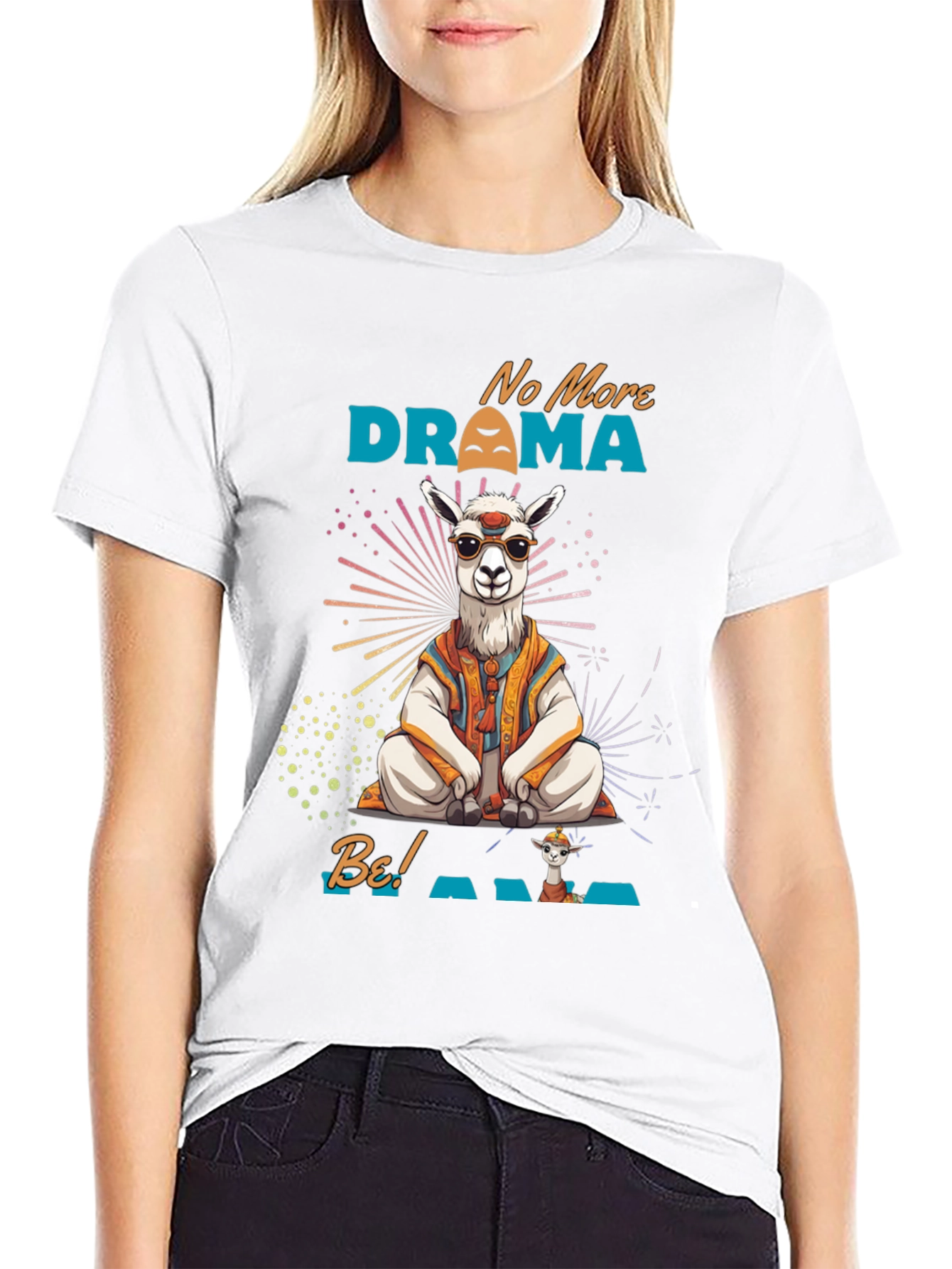No More Drama Llama Mens T-Shirt