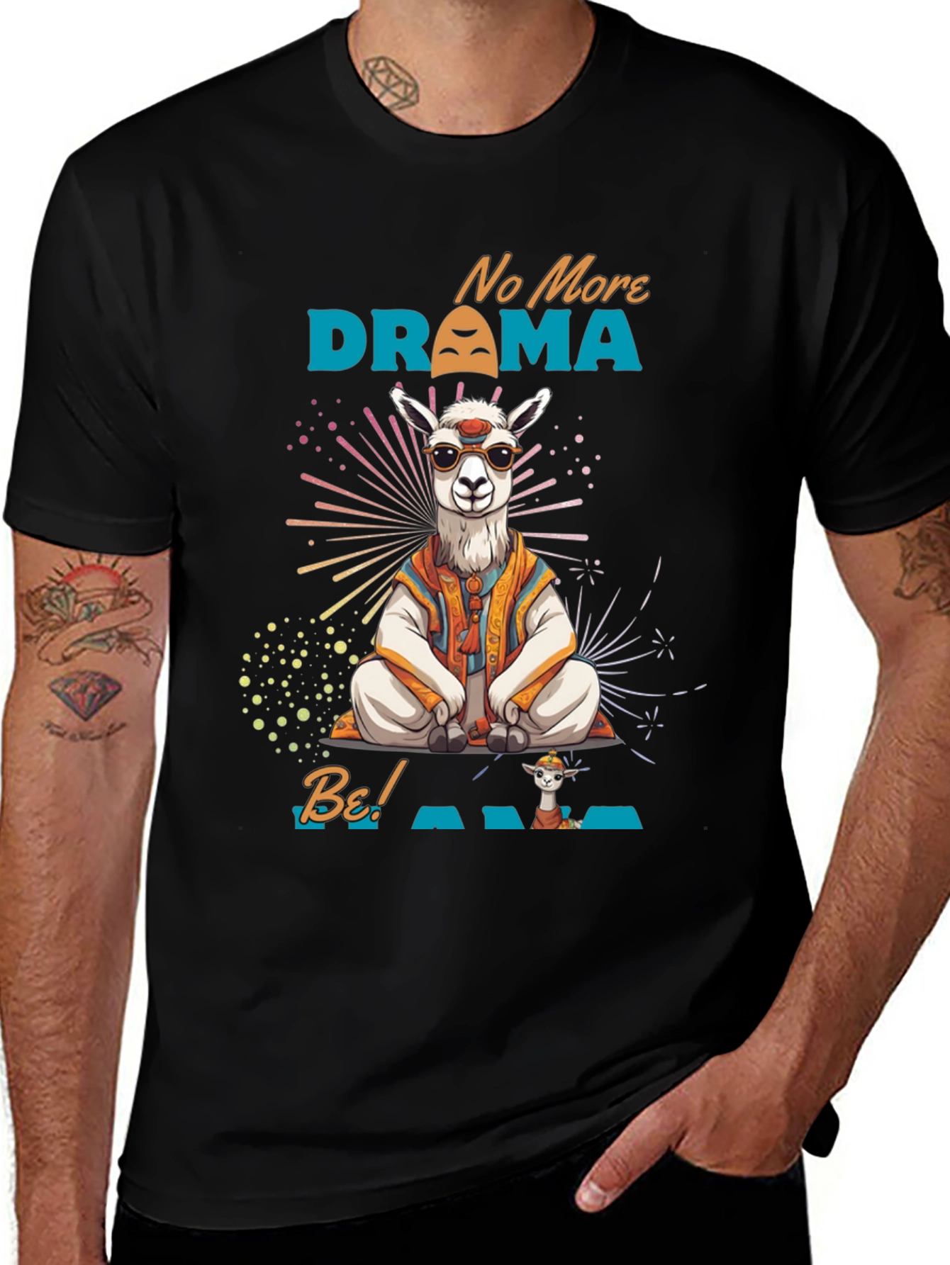 No More Drama Llama Mens T-Shirt