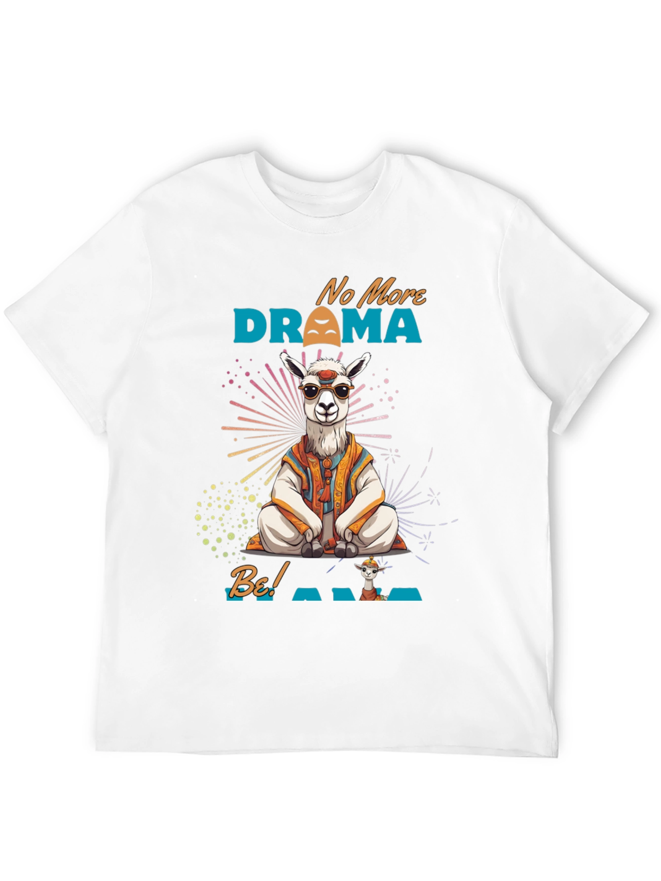 No More Drama Llama Mens T-Shirt
