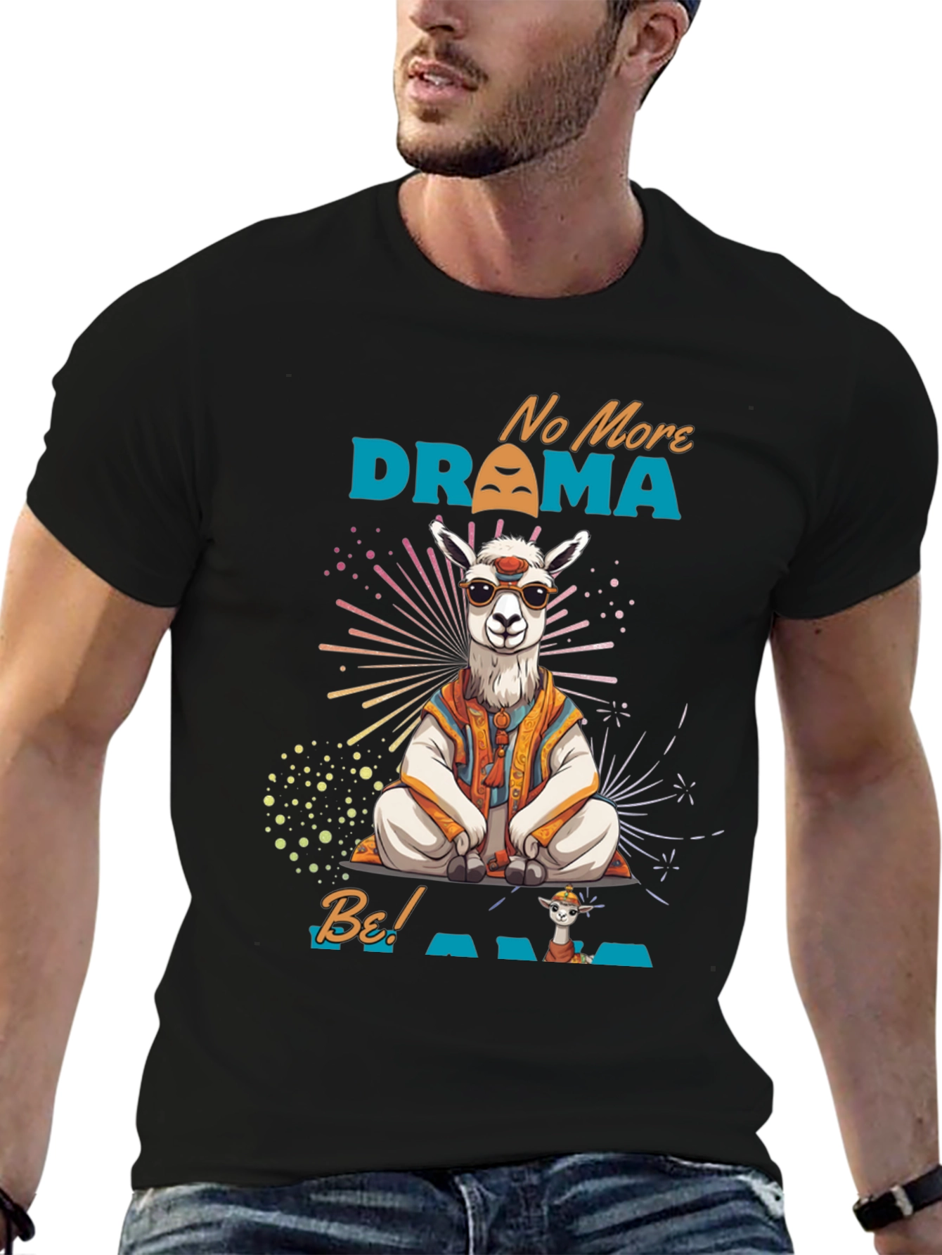 No More Drama Llama Mens T-Shirt