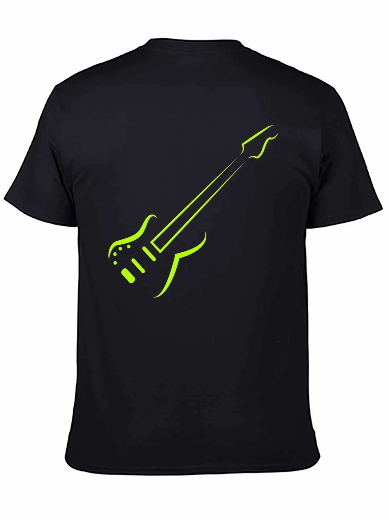 Electric Guitar Graphic Tee - Trendy Musician Shirt