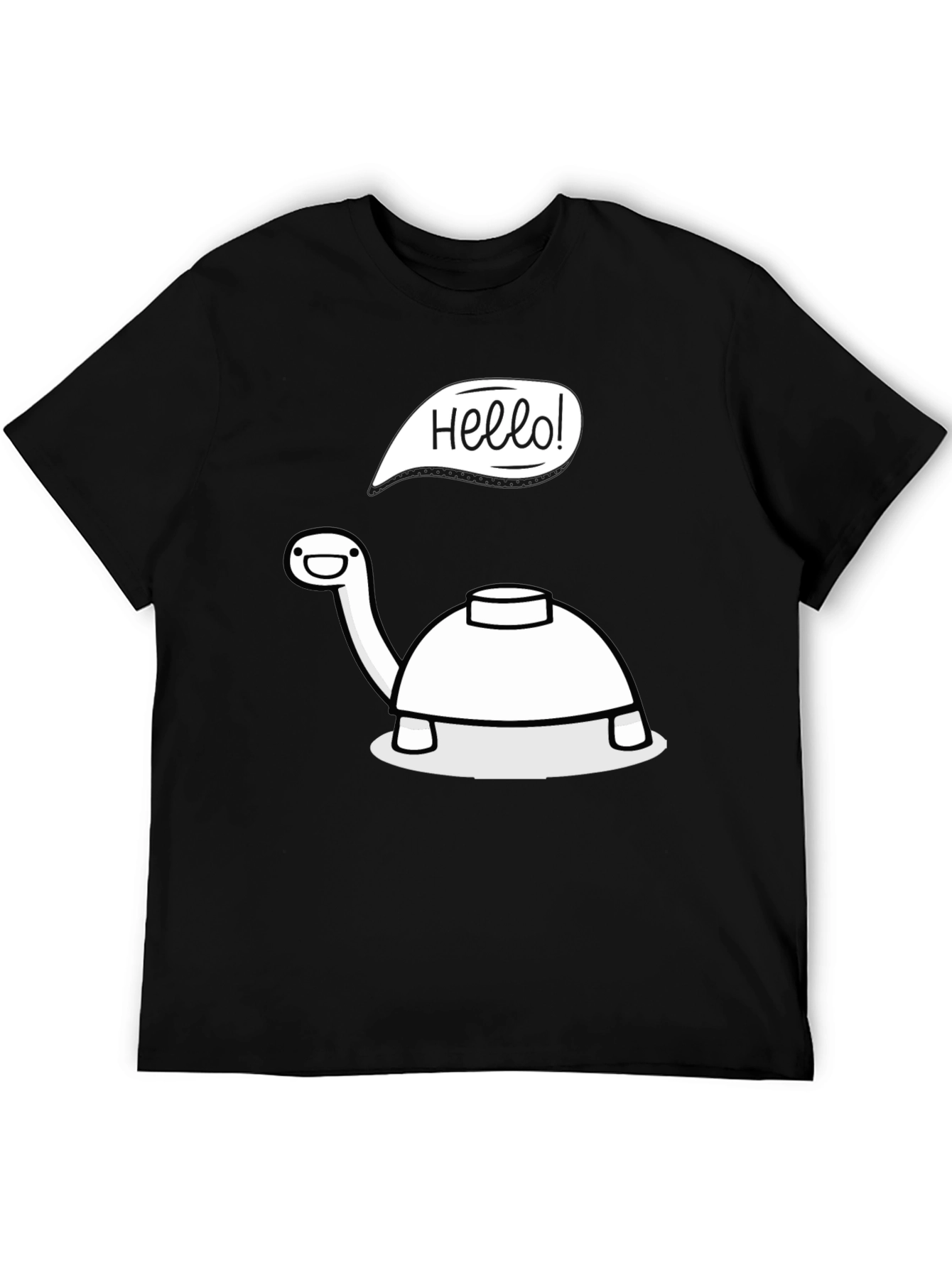 Hello Turtle T-Shirt - Cartoon Fun!