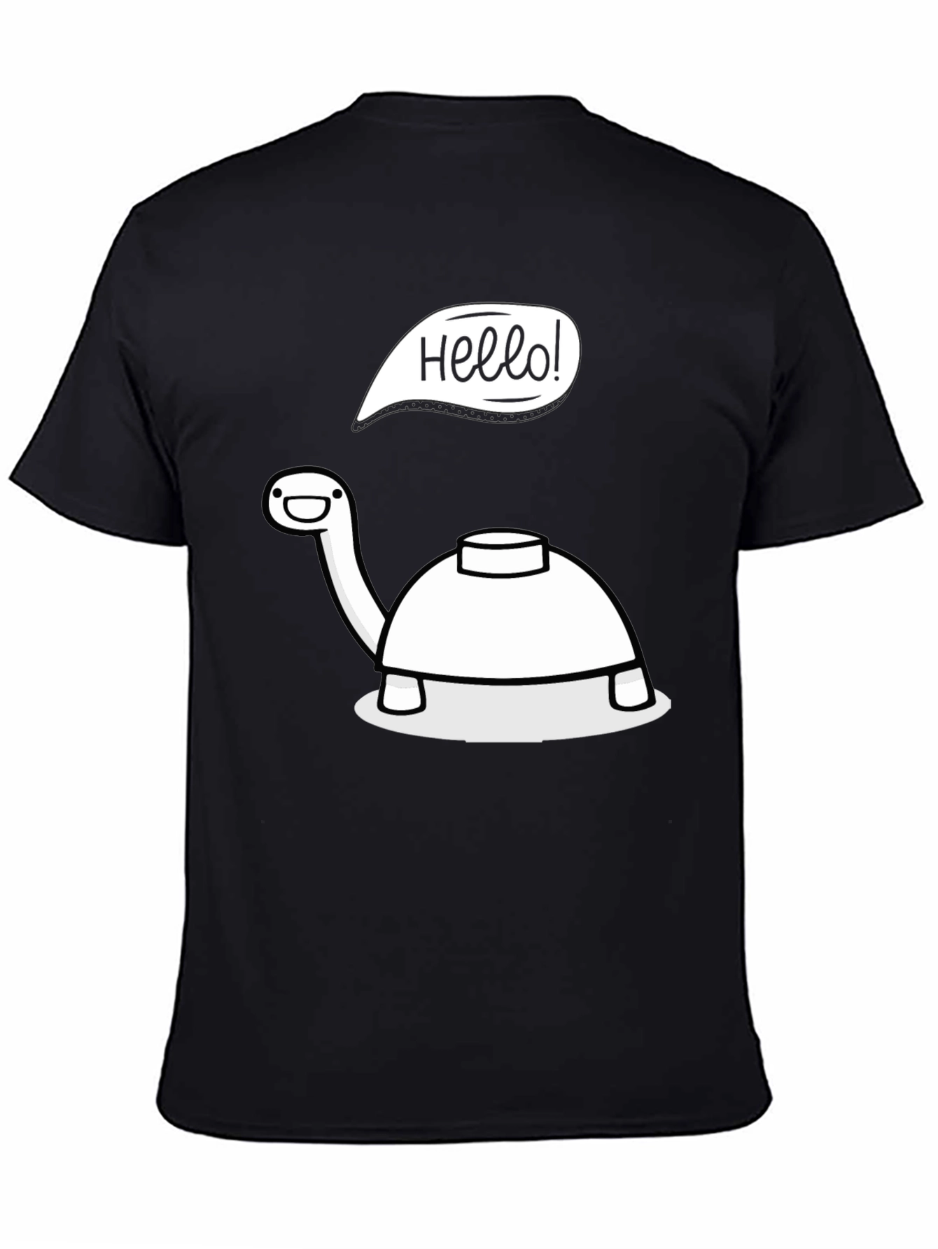 Hello Turtle T-Shirt - Cartoon Fun!
