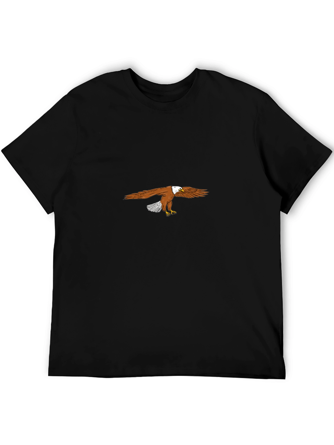 Eagle Graphic Black T-Shirt - Mens Casual Wear