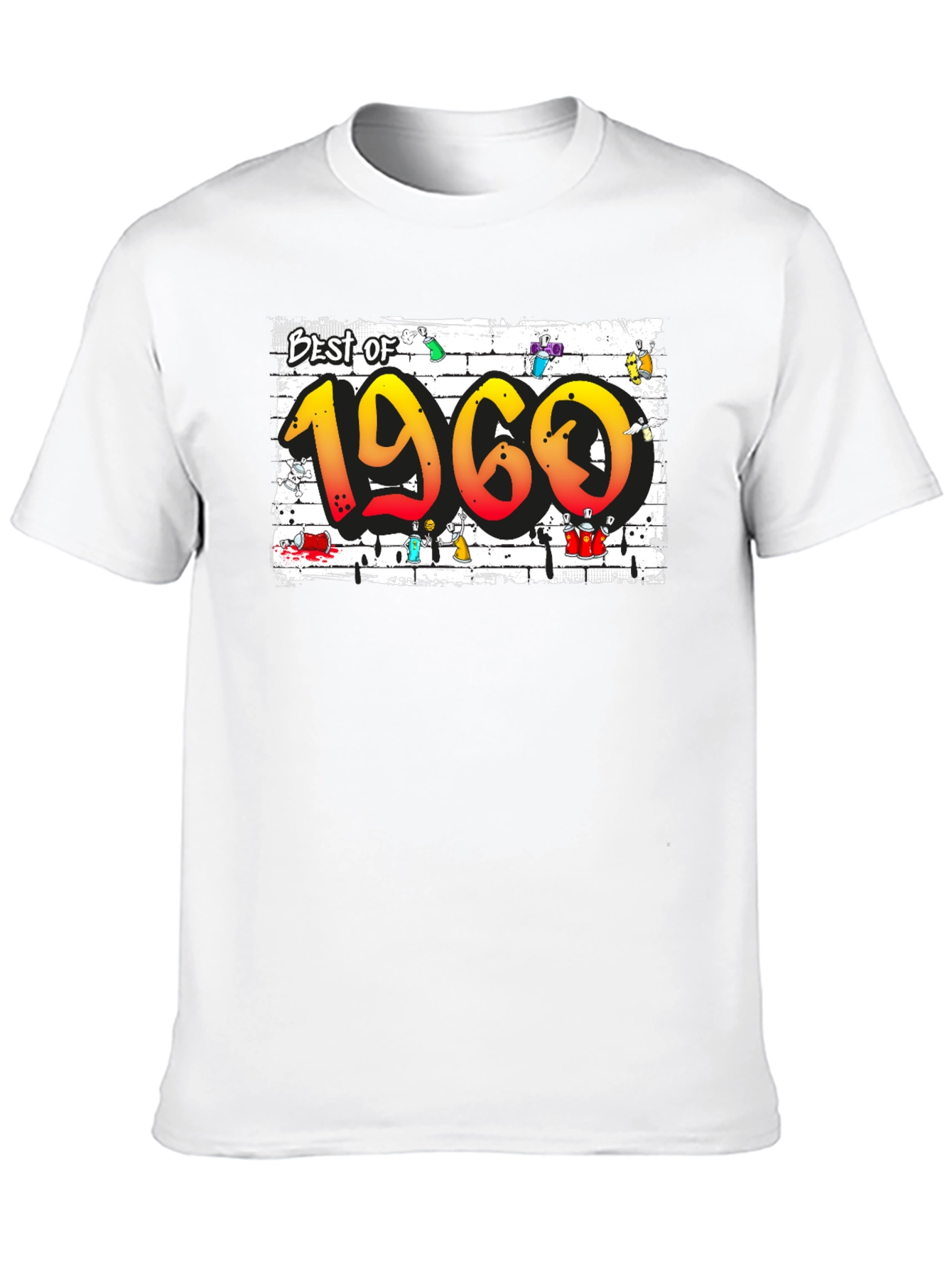 Best of 1960 T-Shirt - Retro Graffiti Design