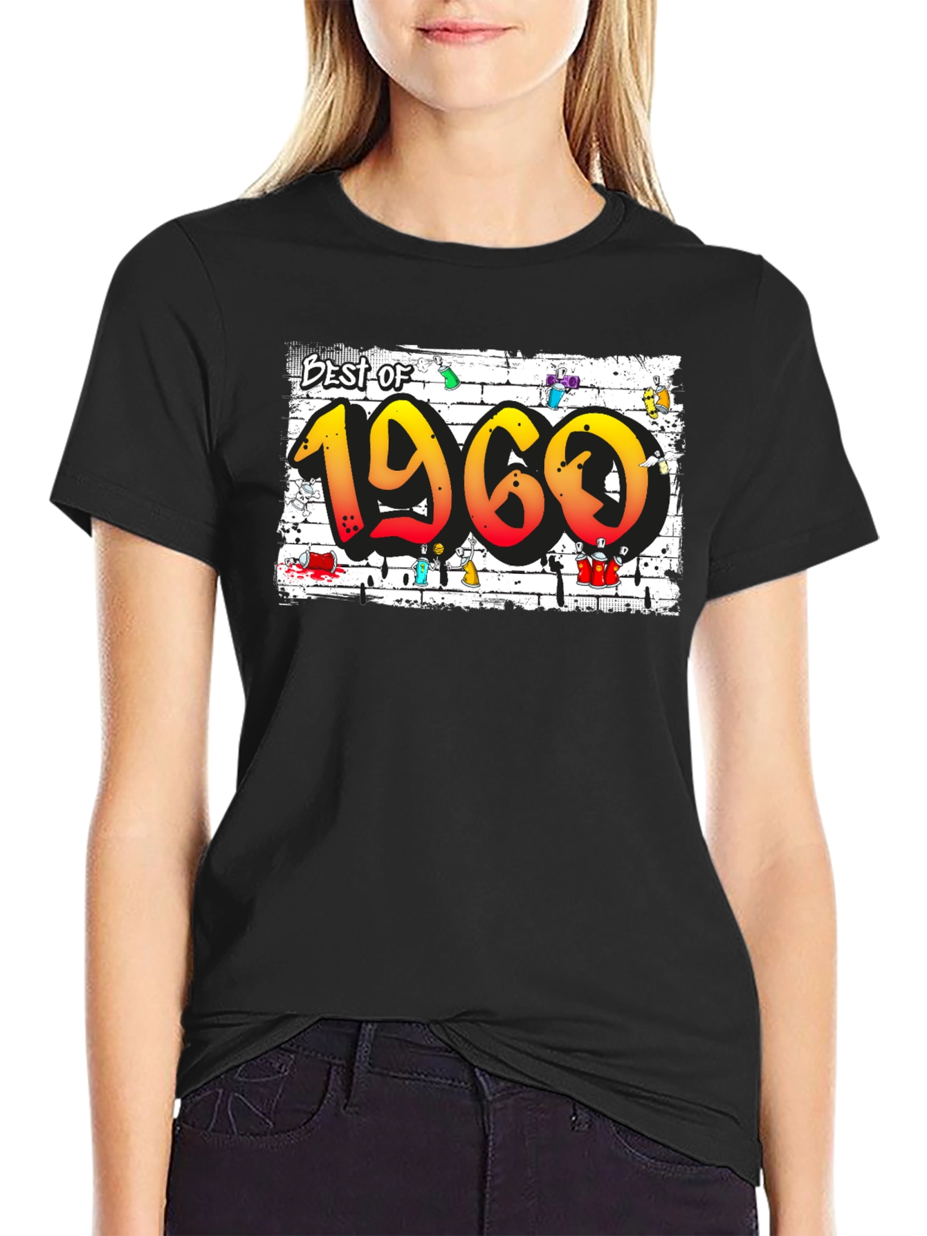 Best of 1960 T-Shirt - Retro Graffiti Design