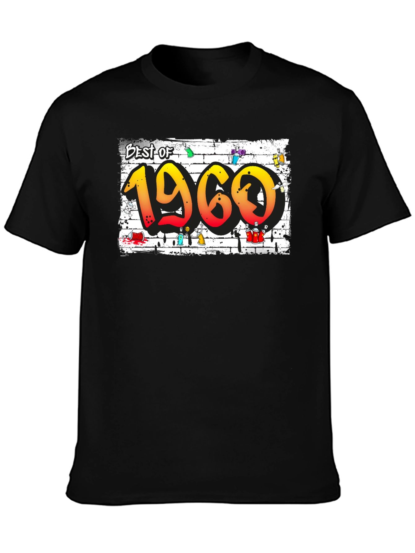 Best of 1960 T-Shirt - Retro Graffiti Design